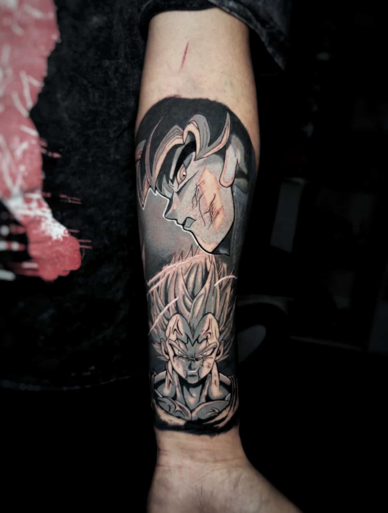 Tattoo by @dublink__ — anime
