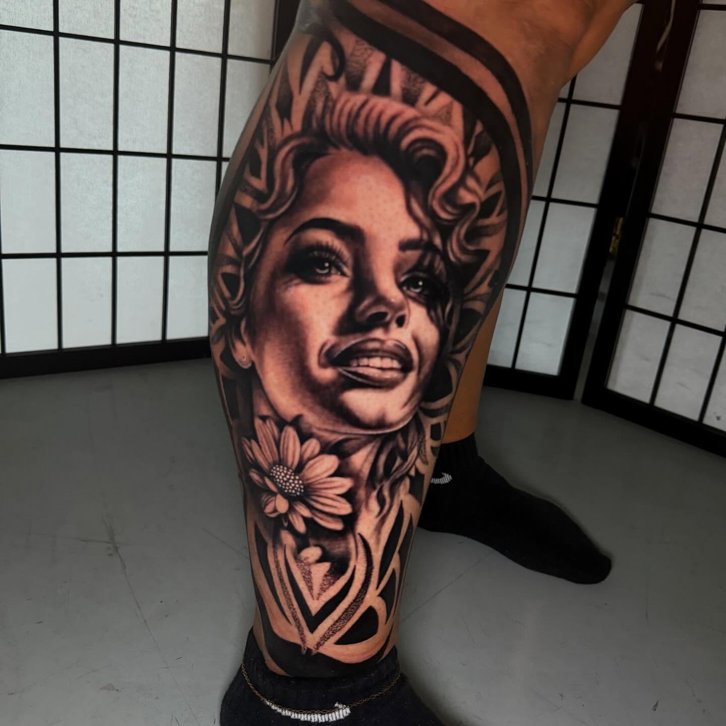 Portrait realism tattoo on the forearm by 🔥Austin Burke 🔥TATTOO ARTIST