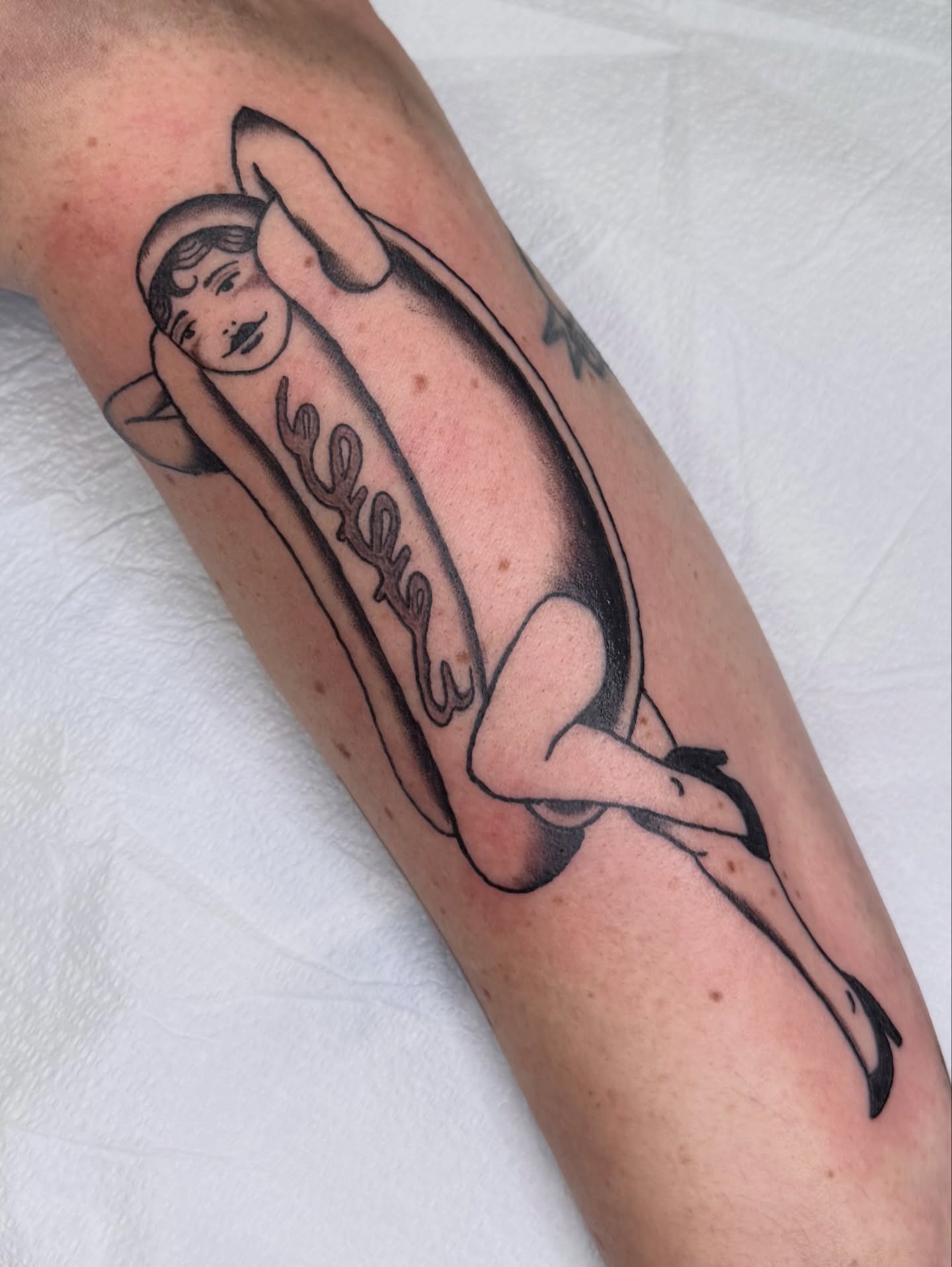 Tattoo by @tylermoontattoo — black_and_grey