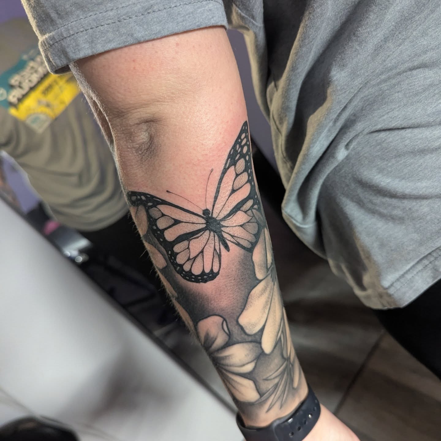 Tattoo by @heathstudiosandtattoo — black_and_grey