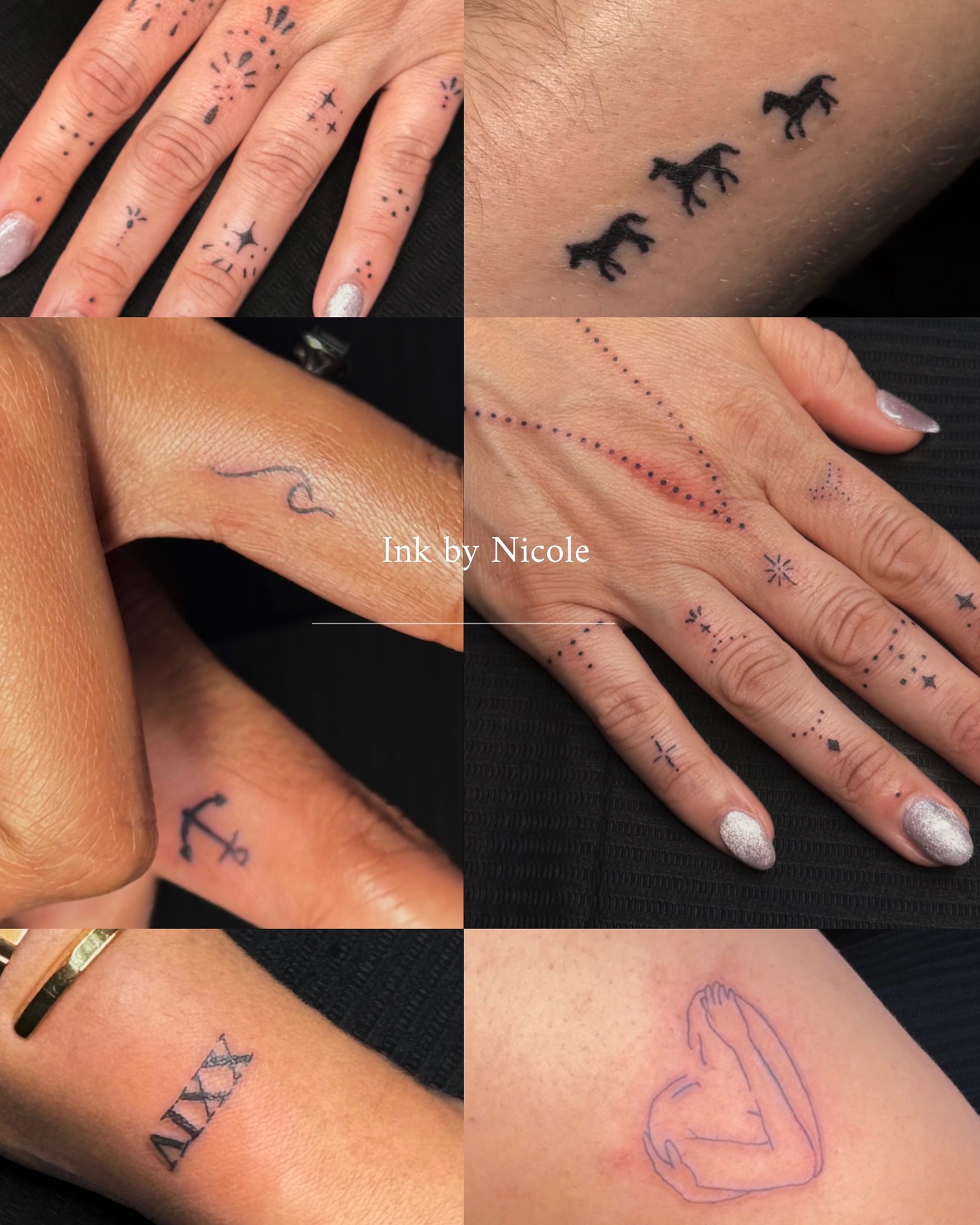 Tattoos dotwork tattoo on the hand by Nicole