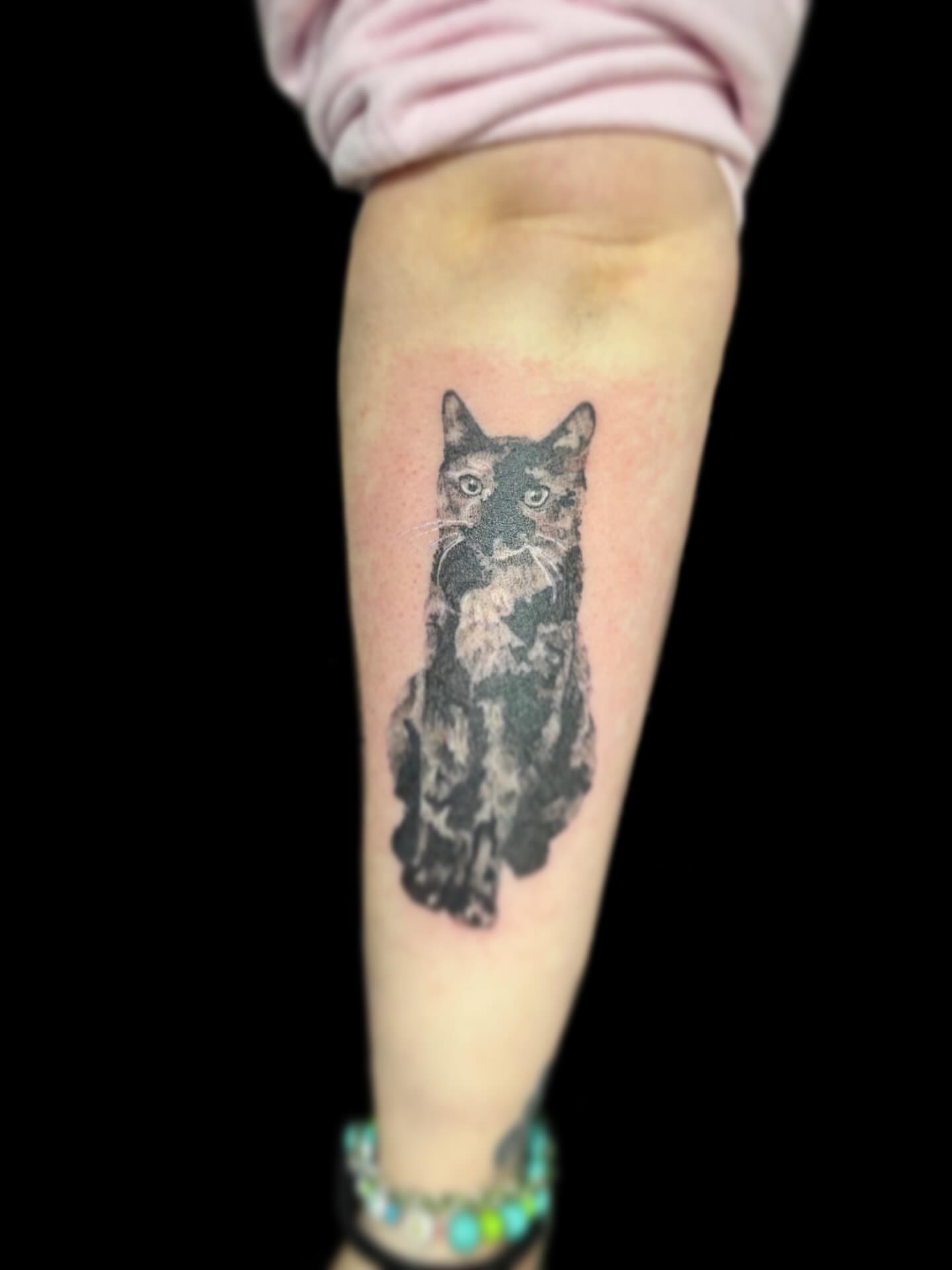 Tattoo by @theinkedfrog — black_and_grey