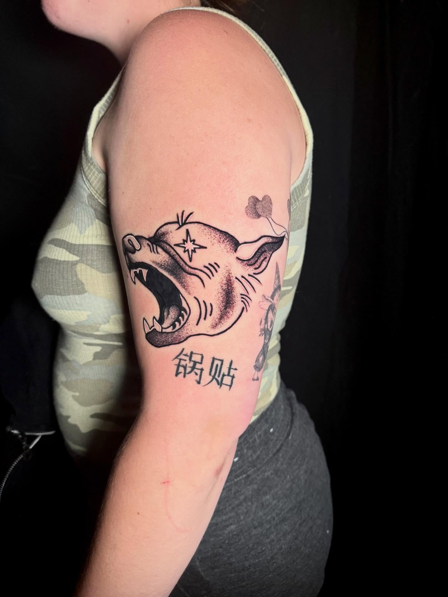 Tattoo by @_artattoos — dotwork
