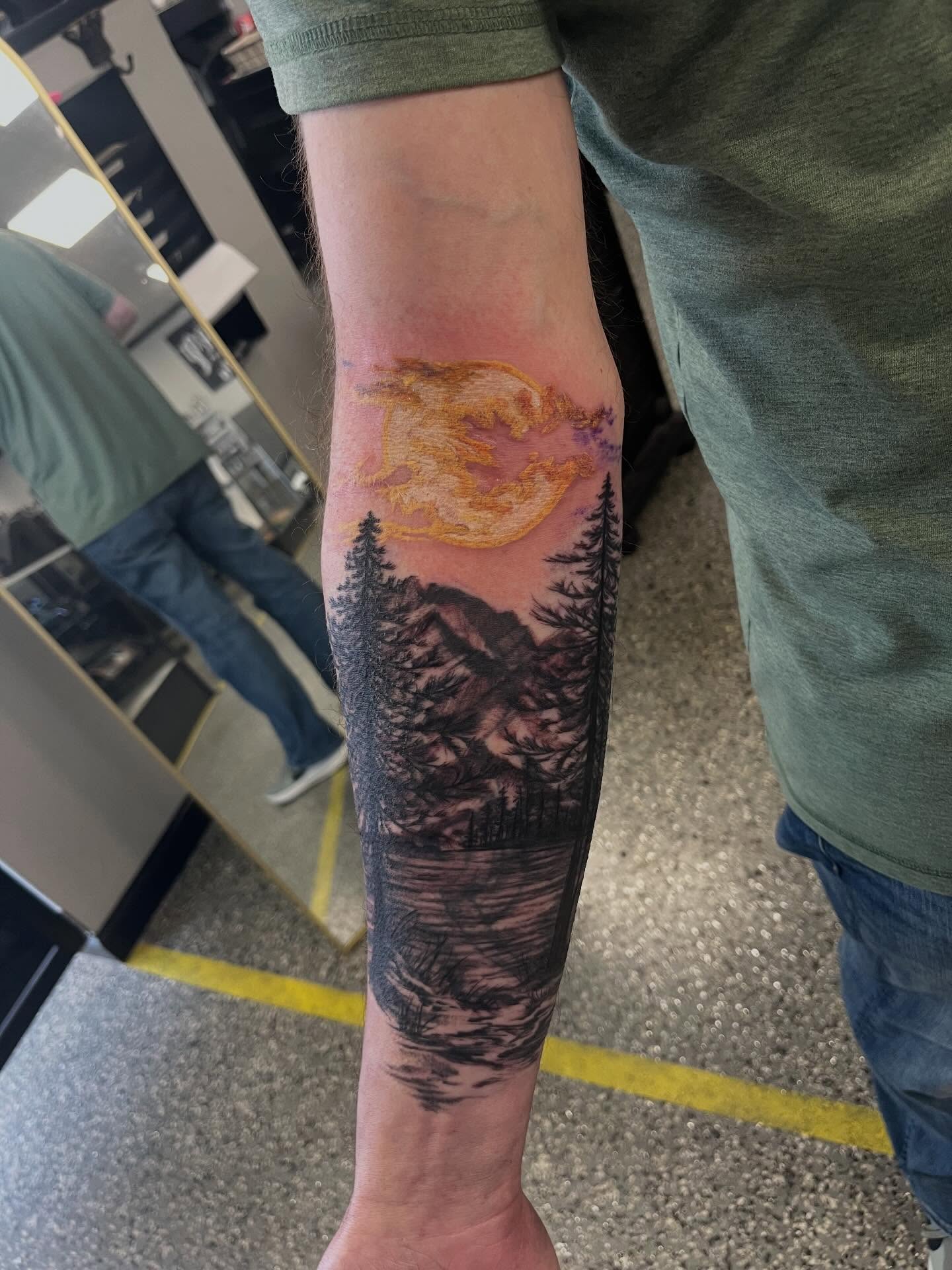 Tattoo by @sheannatattoo — realism, black_and_grey