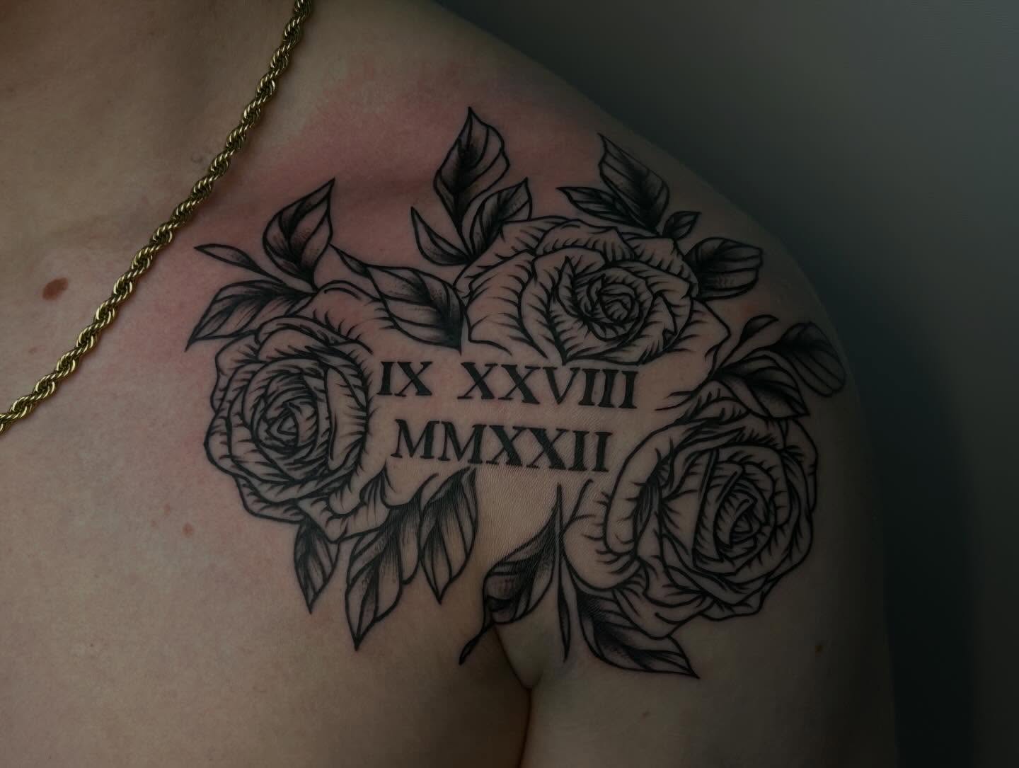 Tattoo by @diamondphoenix_ — black_and_grey