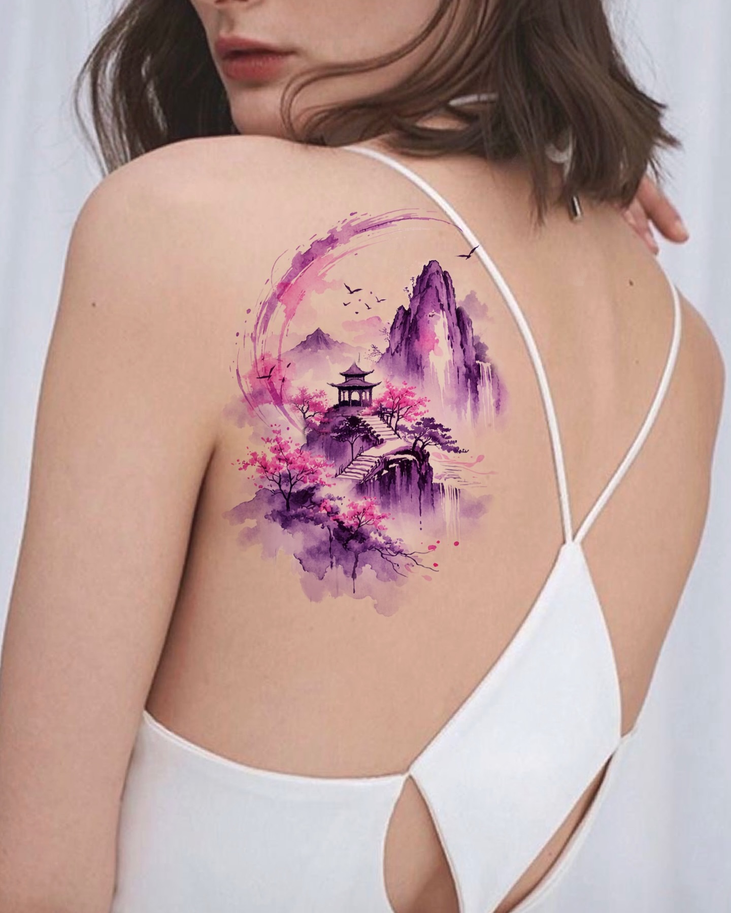 Tattoo by @xrou_tattoo — watercolor