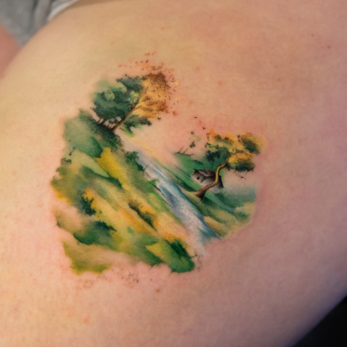 Tattoo by @senaasogutlu — watercolor