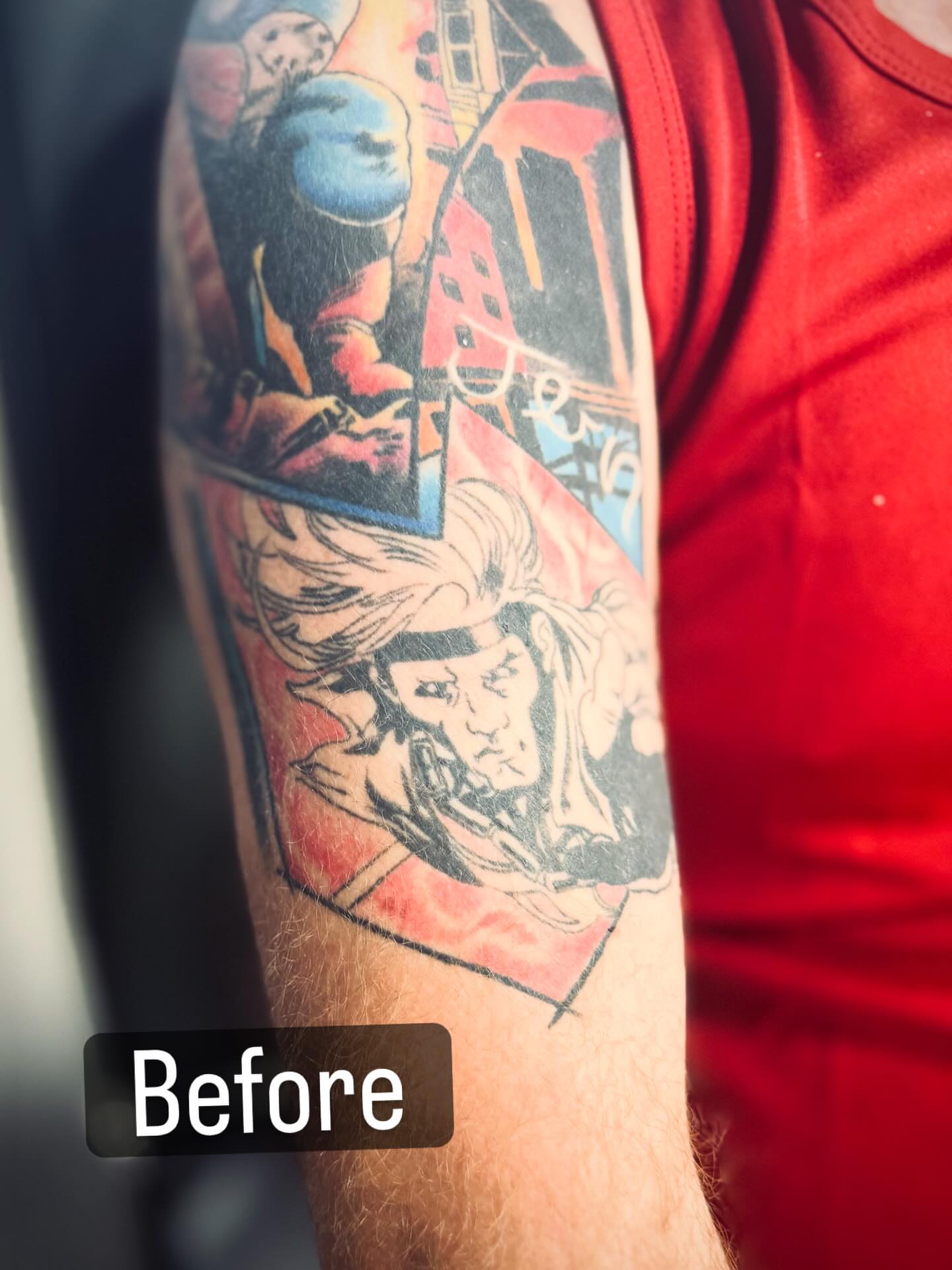Thunder神 American traditional tattoo on the forearm by Katelyn Arnold