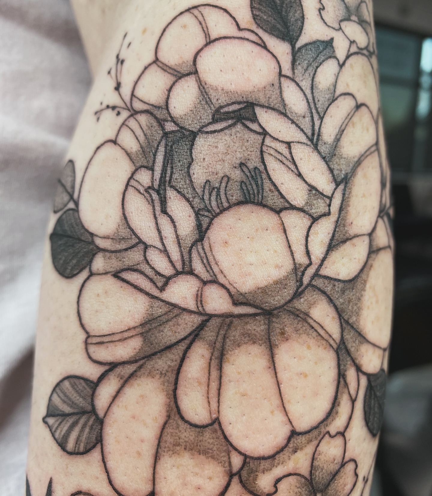 Tattoo by @krookedtattoos — black_and_grey