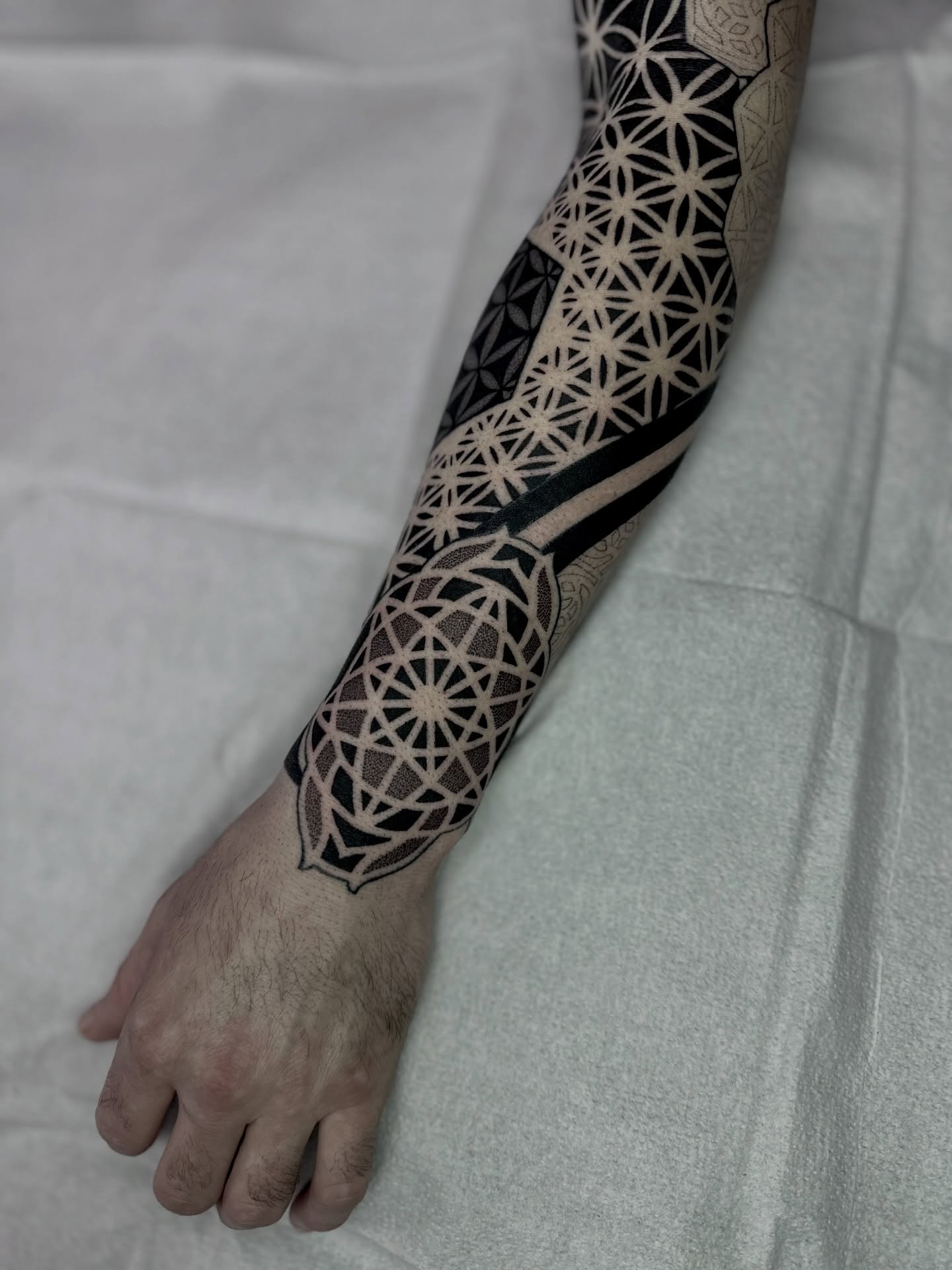 Tattoo by @justinryanxom — geometric