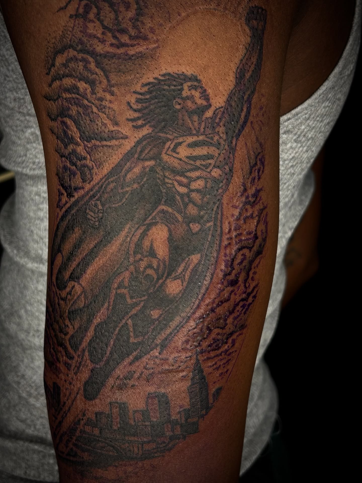 Tattoo by @inkstinctual — black_and_grey