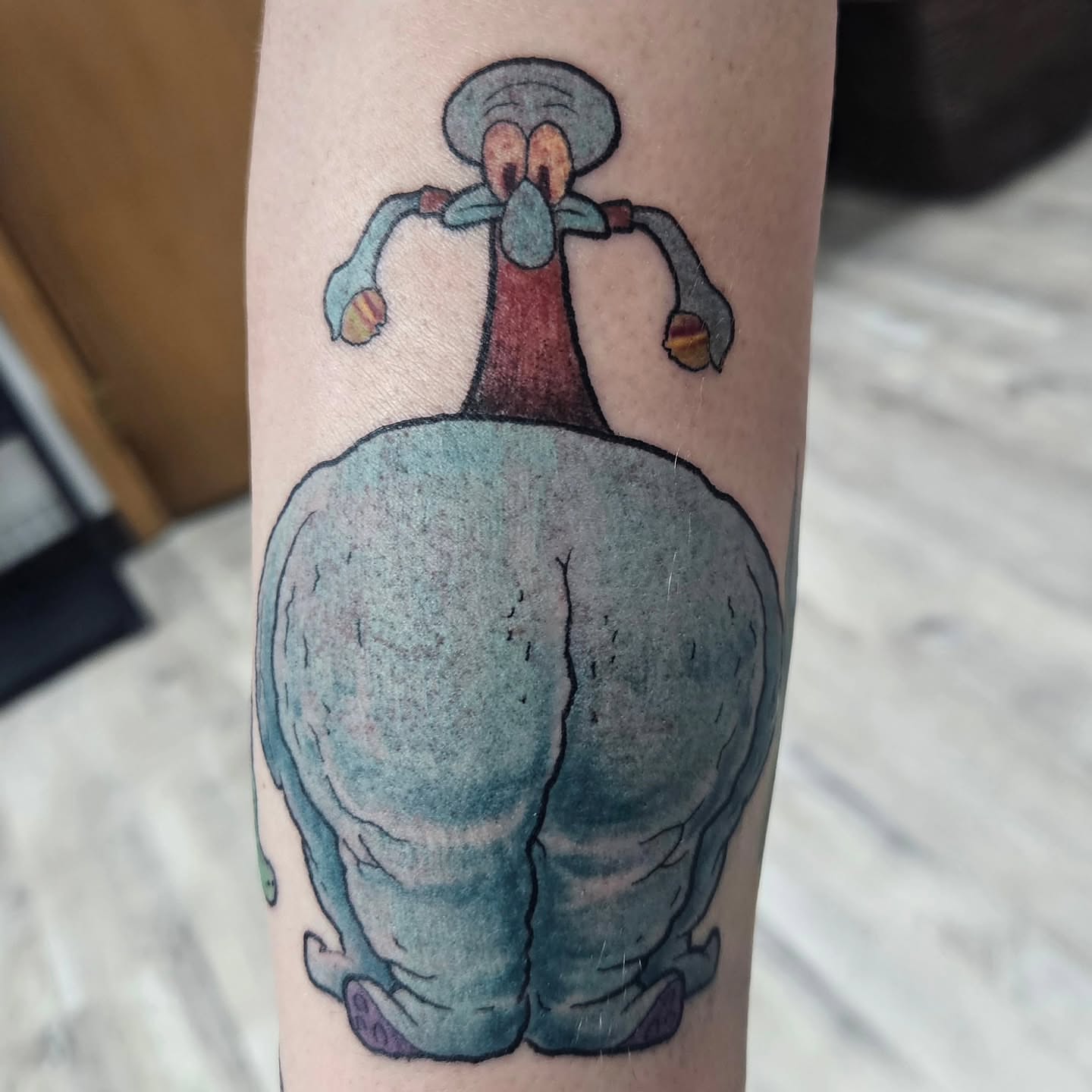 Elephant dotwork tattoo on the forearm by Damian Eames