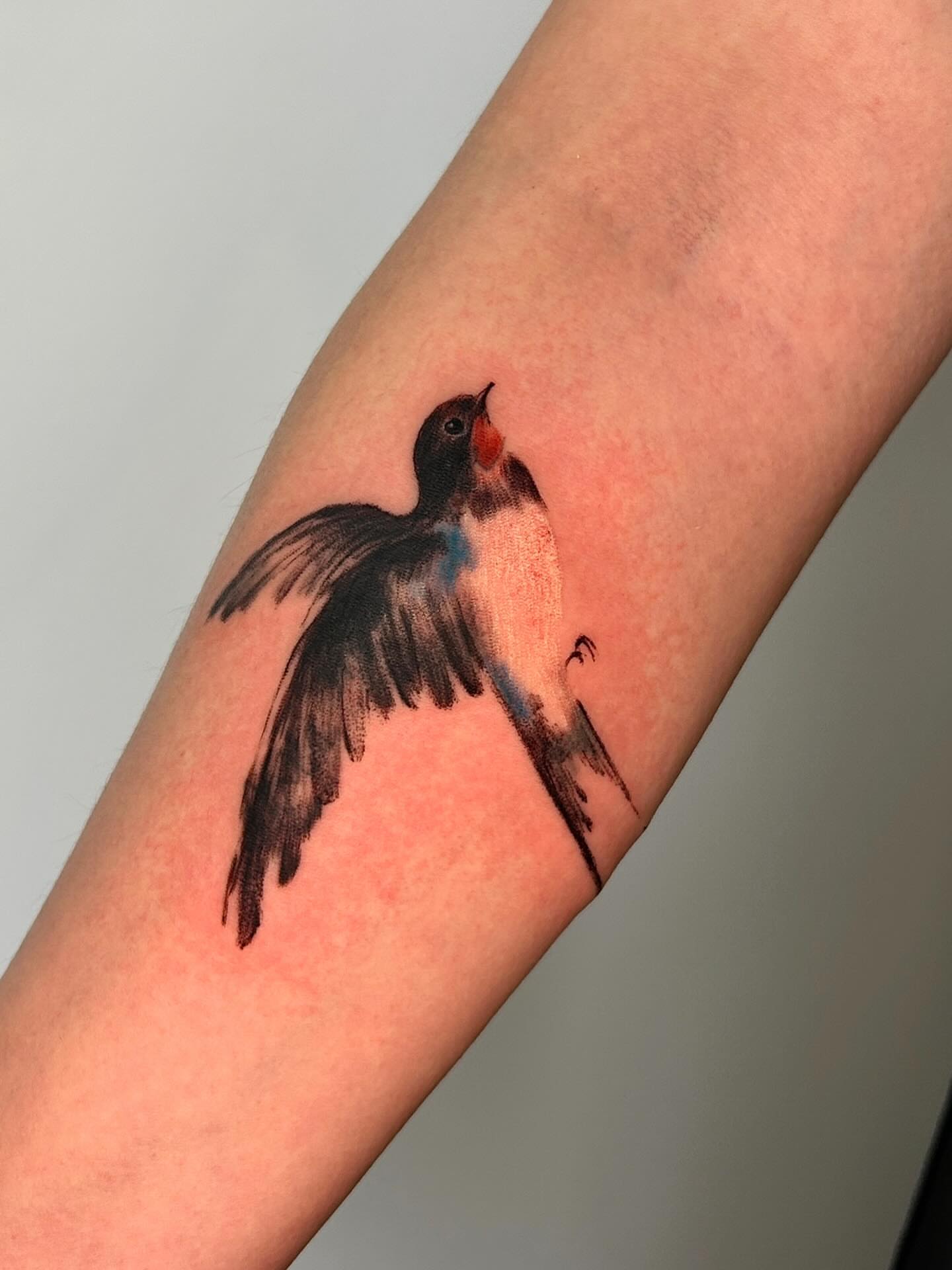 Tattoo by @fivi_lu — watercolor