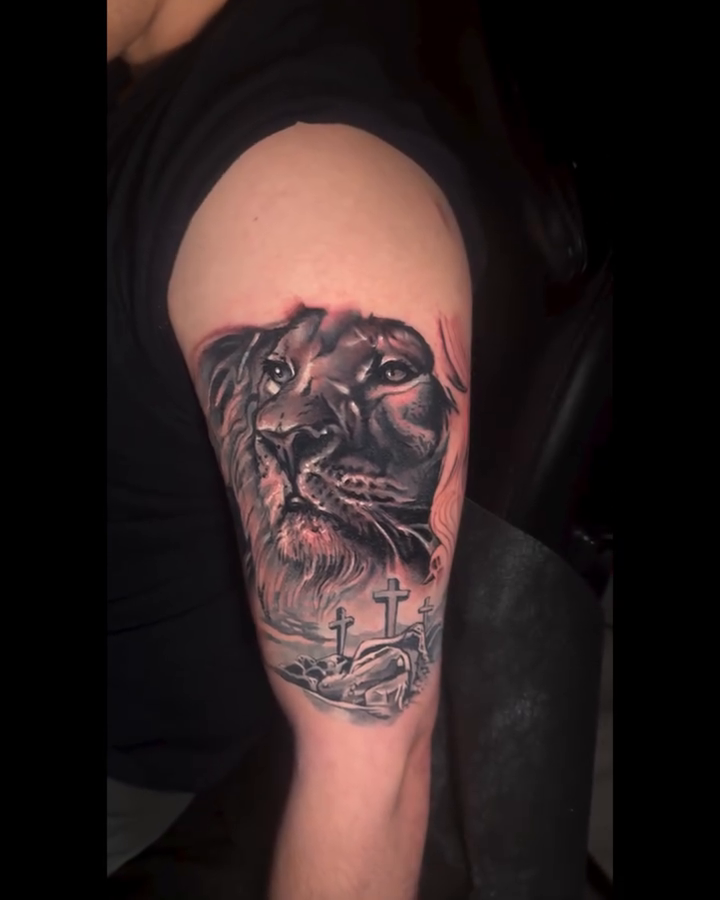 Tattoo by @marshall_sinclair — realism, black_and_grey