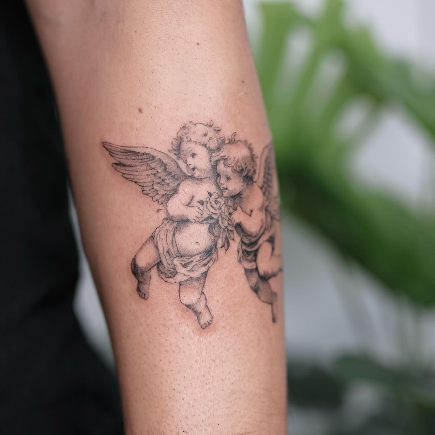Tattoo by @tats_nina — black_and_grey