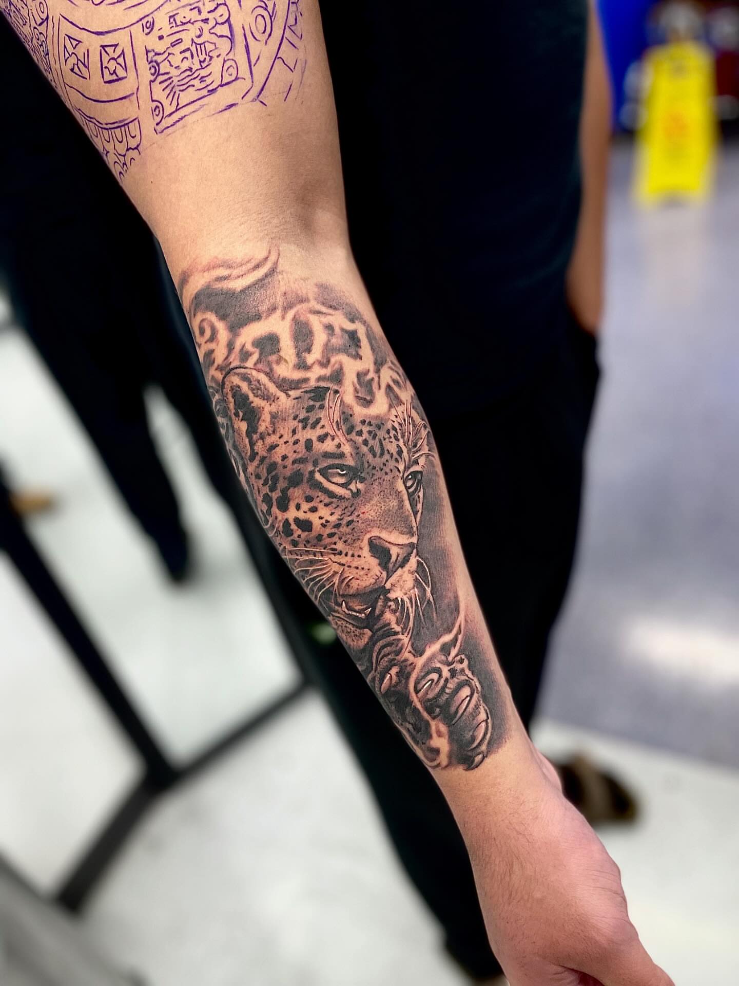Tattoo by @doeboy818 β realism, black_and_grey