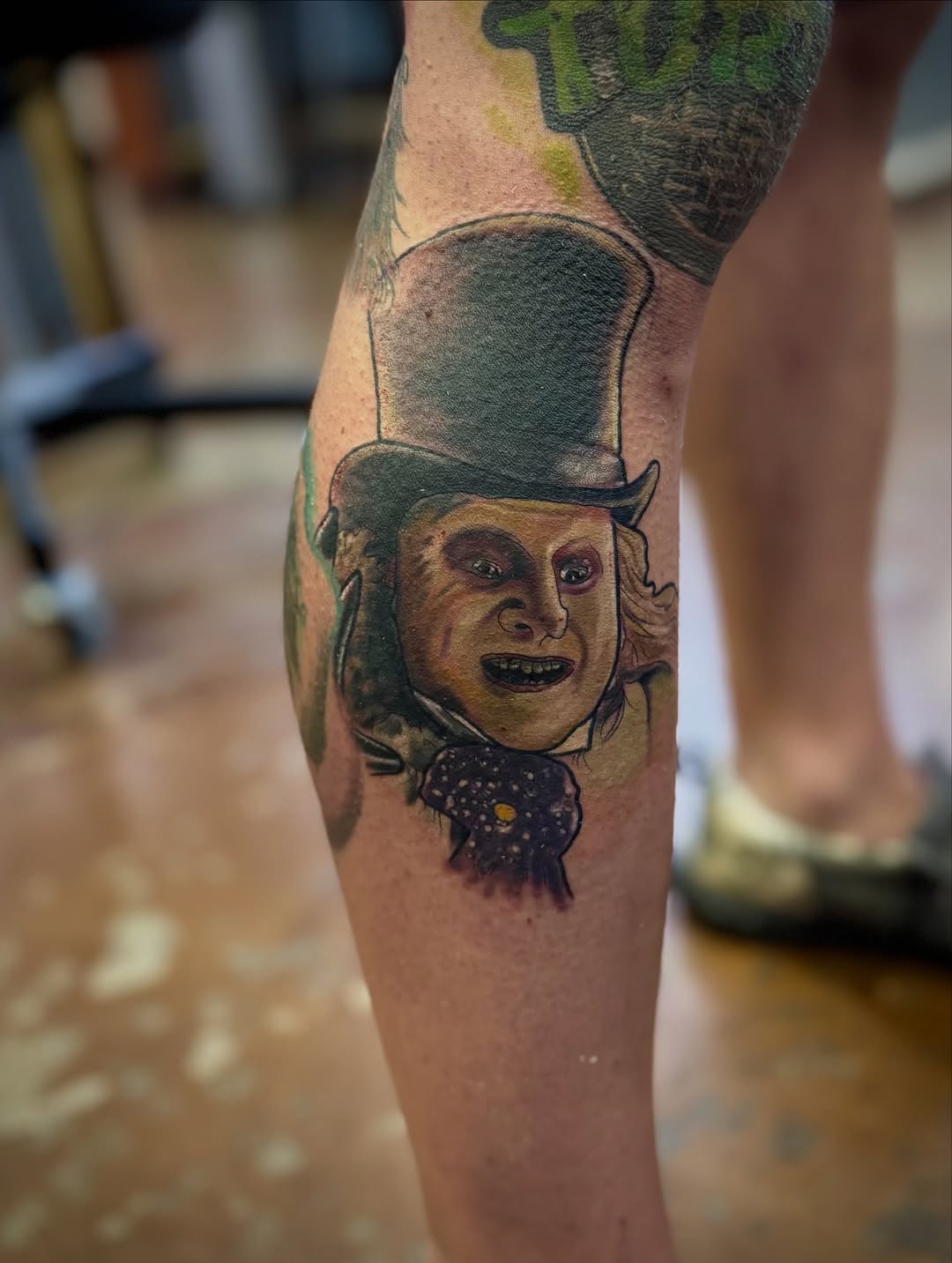 Tattoo by @oldfeatherfingers — realism, dark_realism