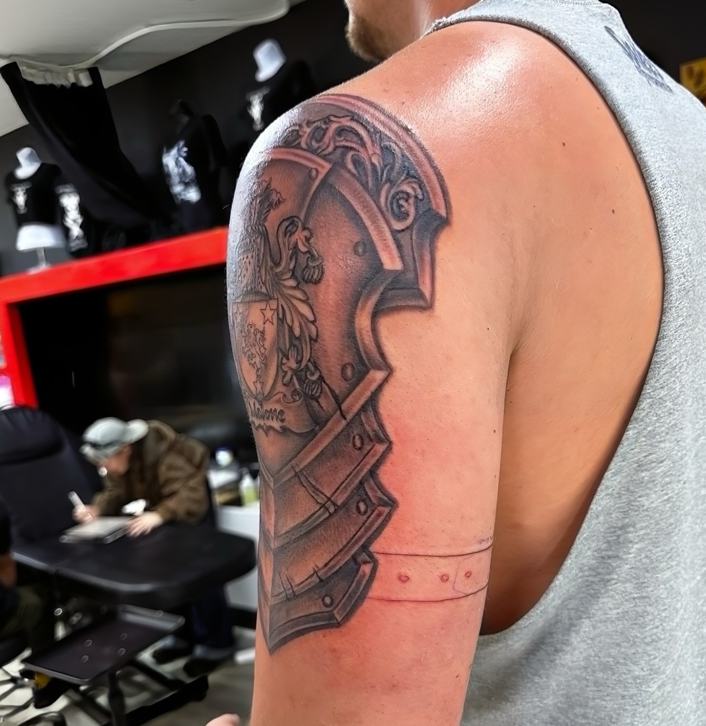 Tattoo by @jinx_ryder — realism, black_and_grey