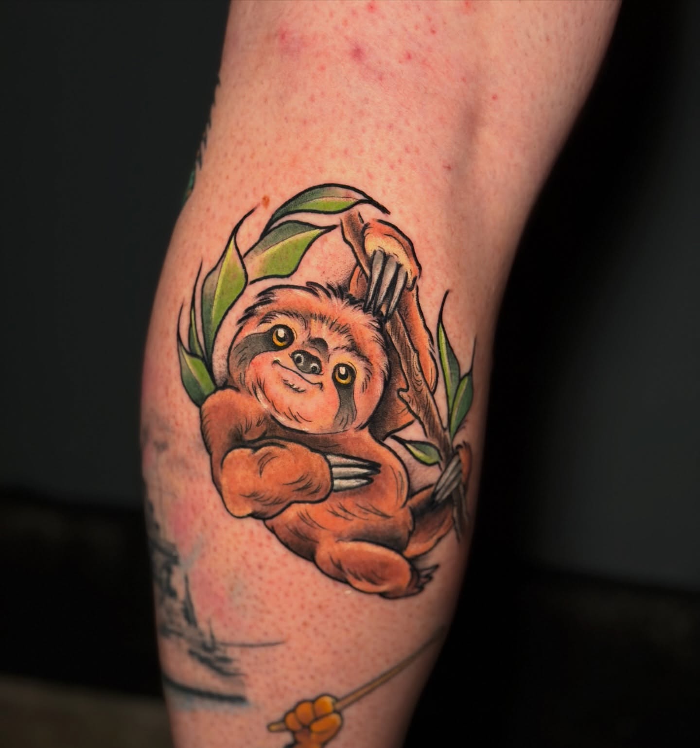 Sloth realism tattoo on the forearm by ✩ 🕯️☾༺♰ gracey ༻☽🕯️✩