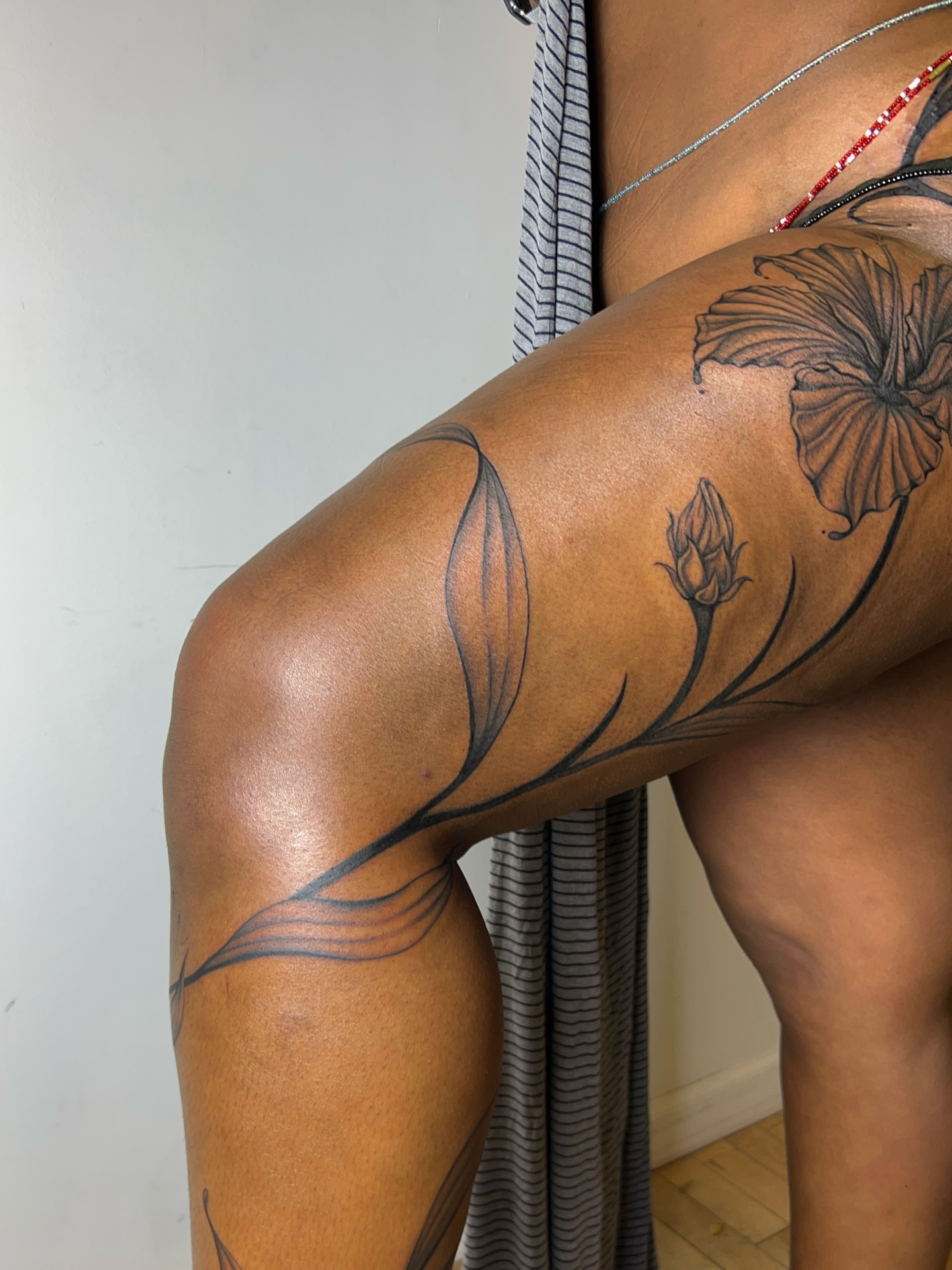 Tattoo by @pokedbyclo — black_and_grey