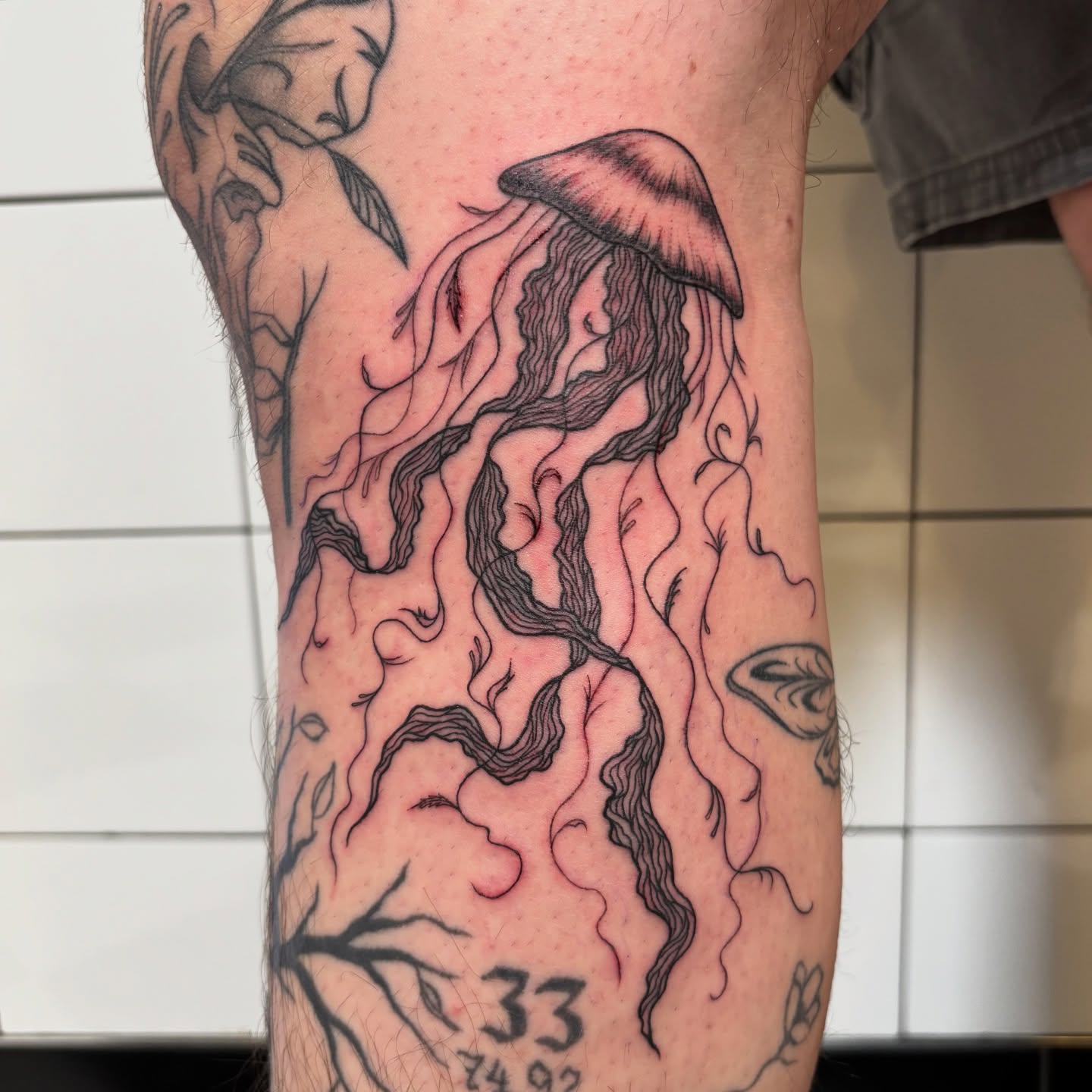 Tattoo by @daynatattoos — black_and_grey