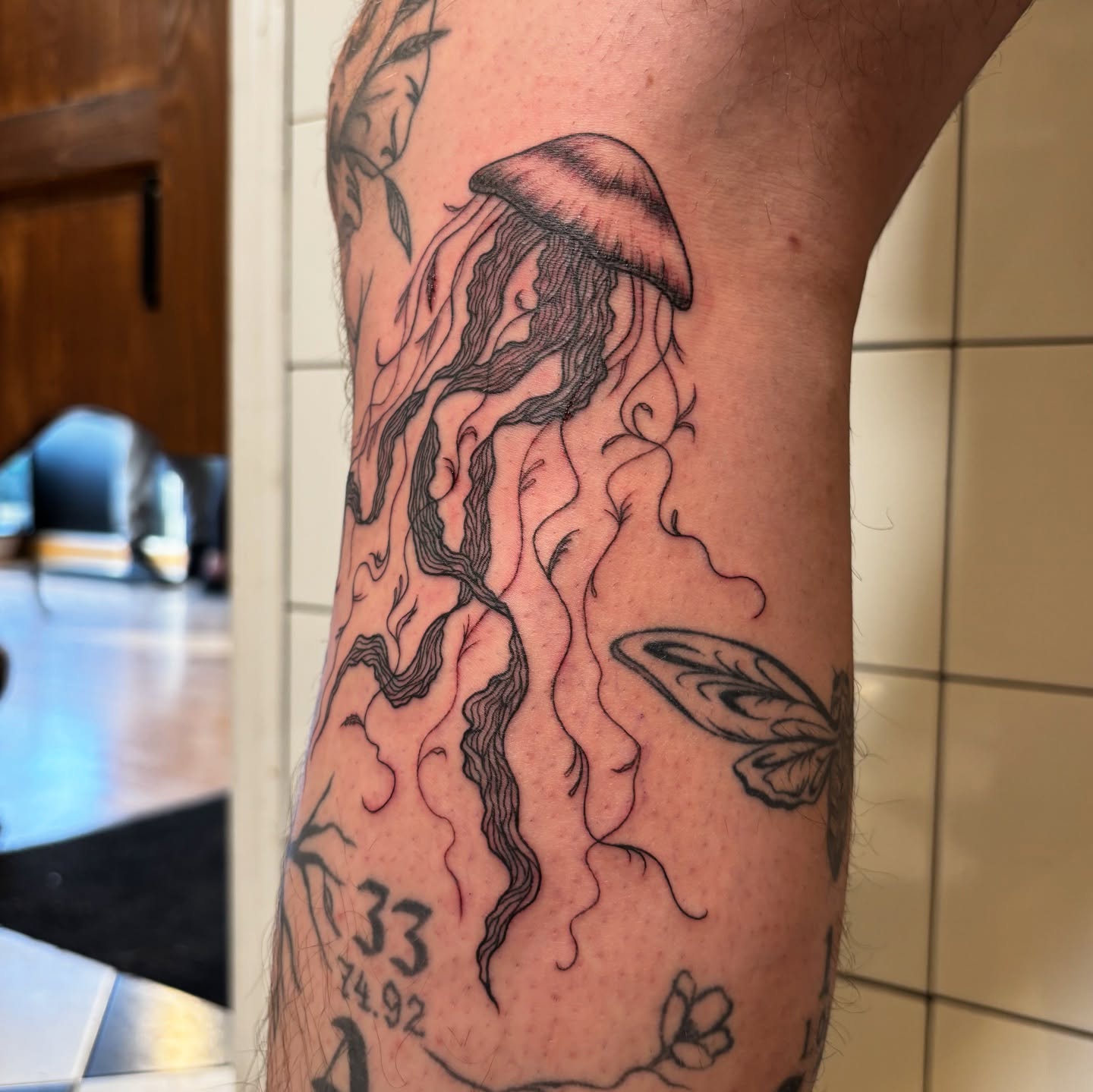 Tattoo by @daynatattoos — black_and_grey