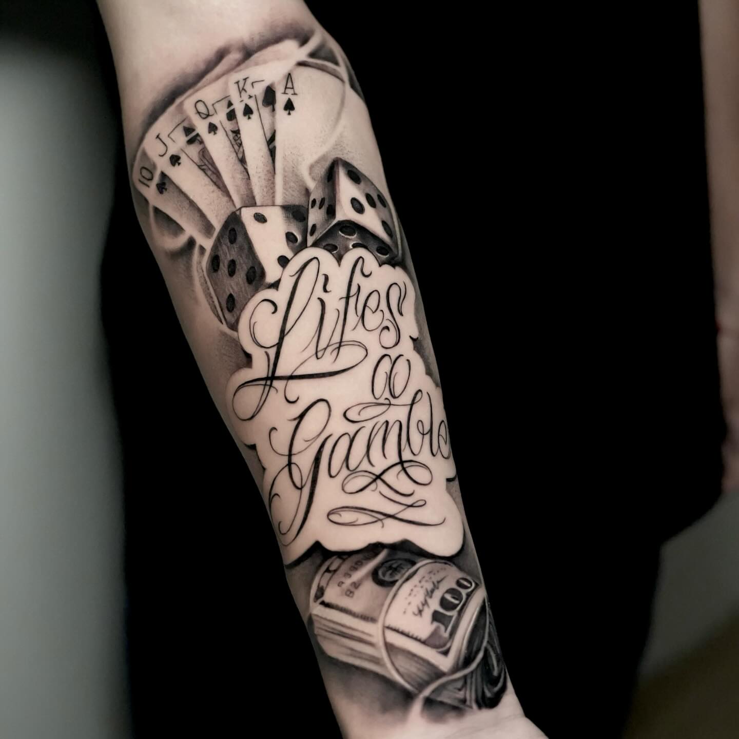 Tattoo by @rawb_tattoos — black_and_grey, realism