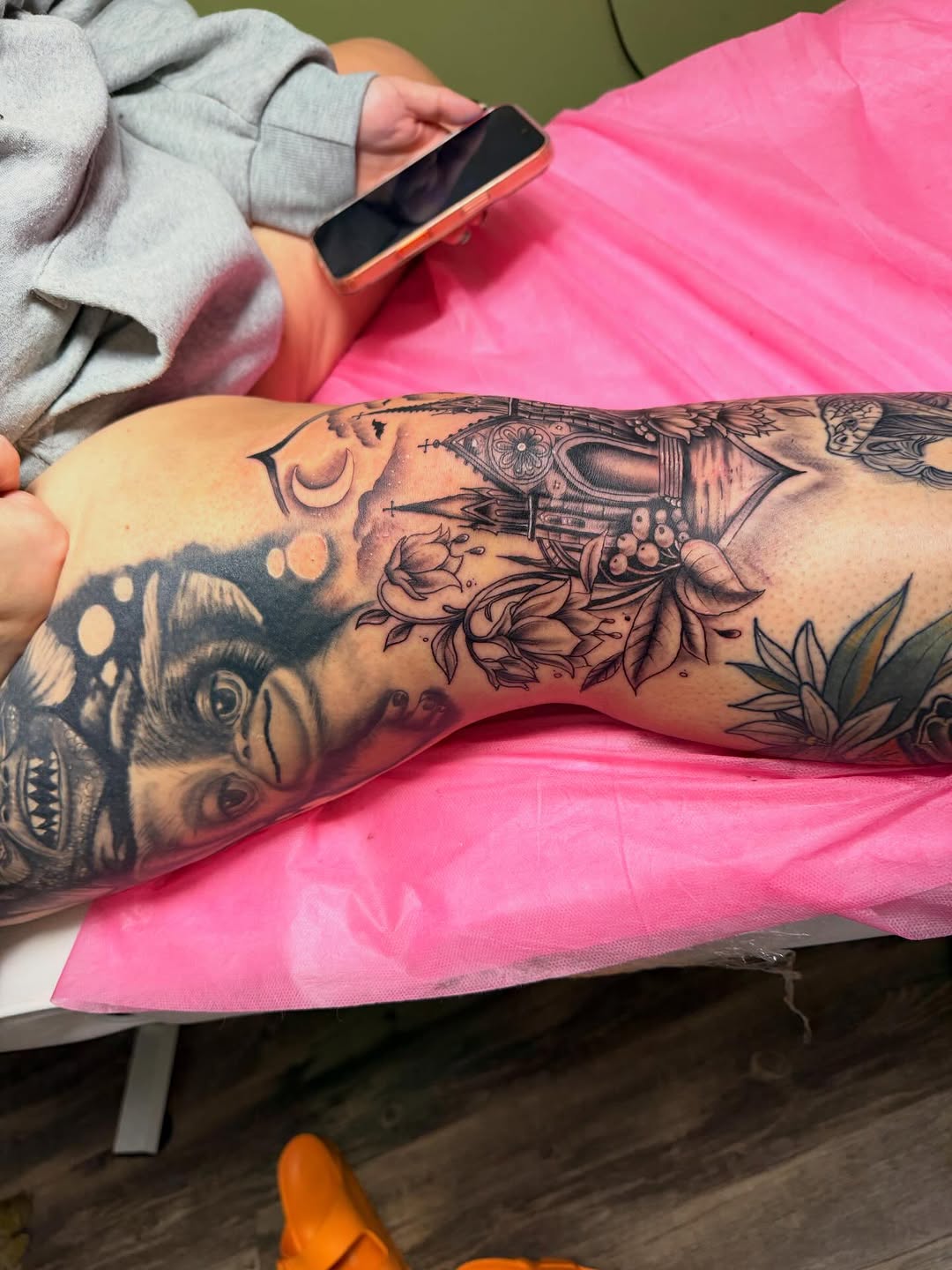 Tattoo by @alyssa.t.tattoos — realism, black_and_grey
