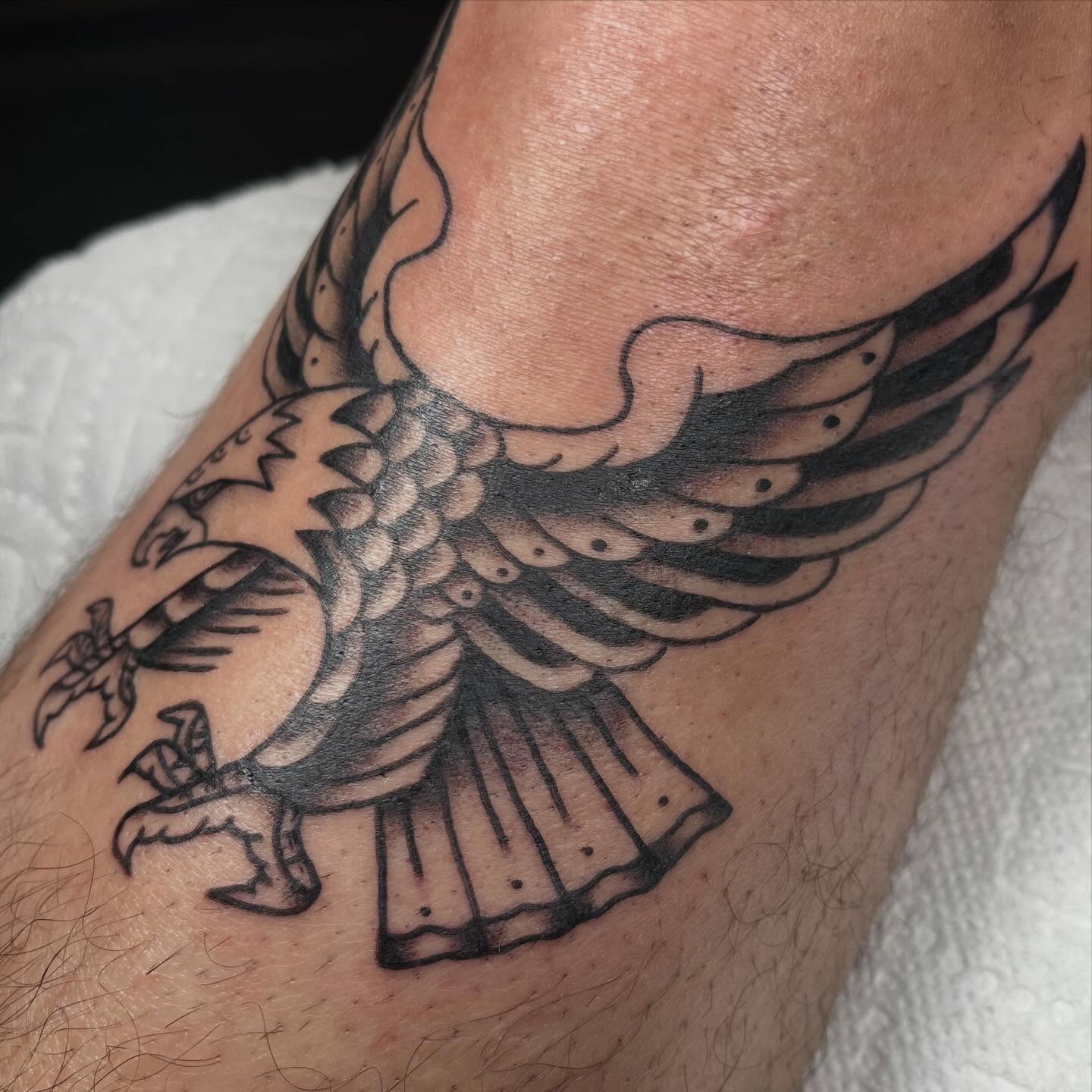 Tattoo by @medranotattoos — black_and_grey