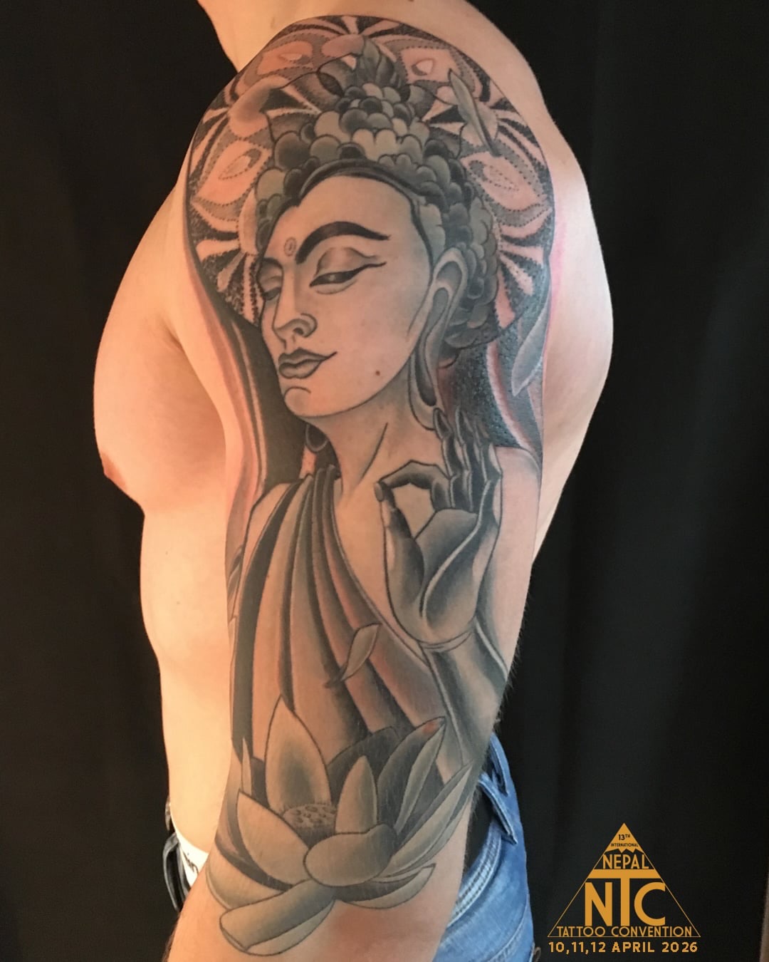Tattoo by @fulcrum_point — black_and_grey, realism