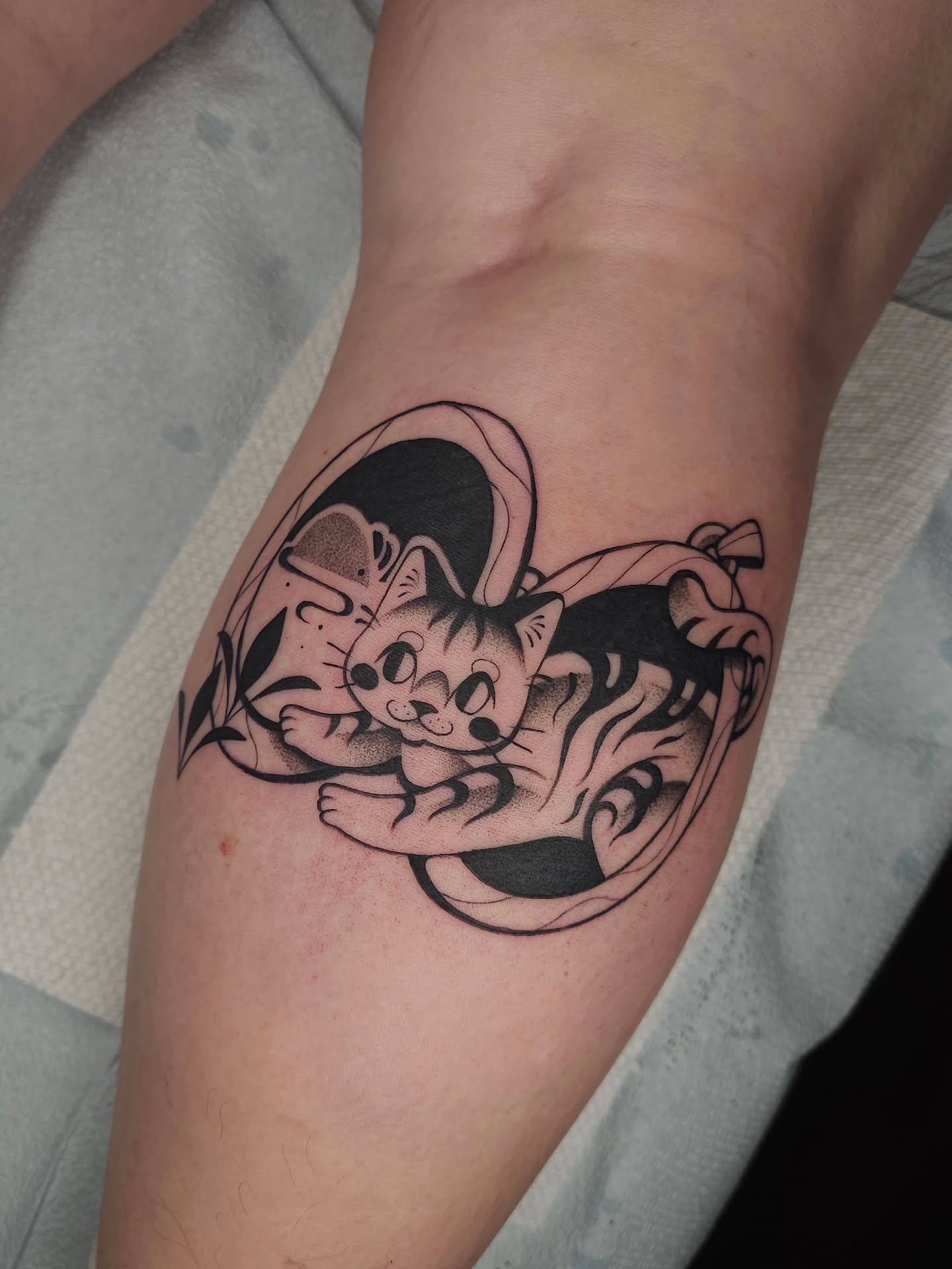 Tattoo by @hey.julieanne — black_and_grey