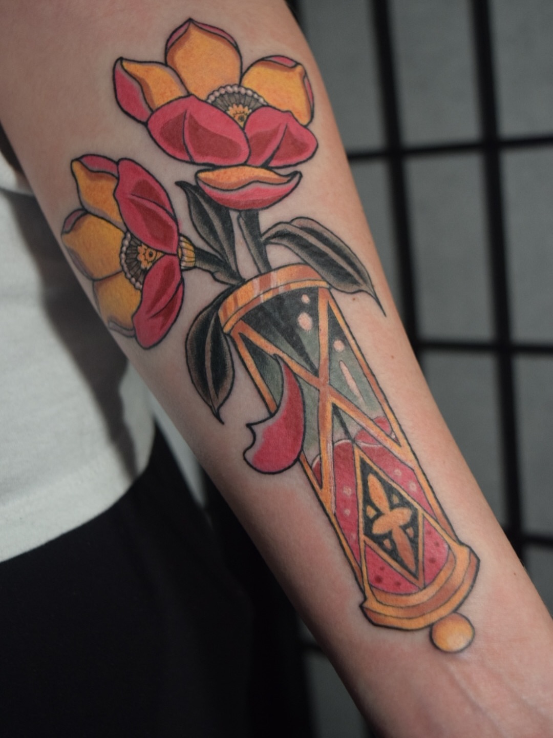 Tattoo by @tonytattoos89 — american_traditional, geometric
