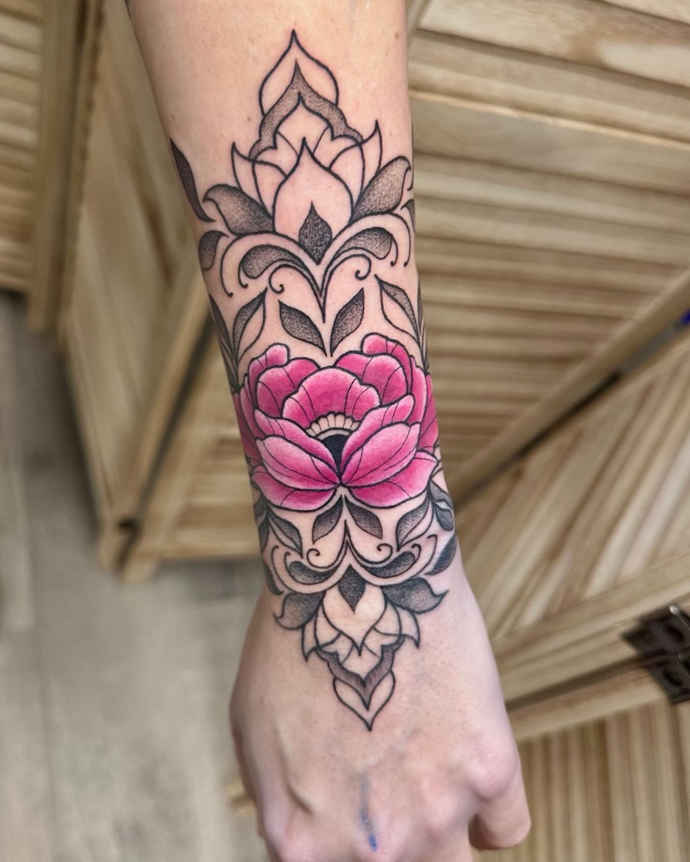 Tattoo by @kreidtattoo — american_traditional, black_and_grey
