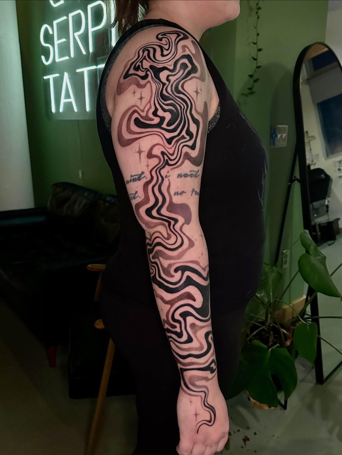 Tattoo by @ooey.gooey.tattooey — black_and_grey