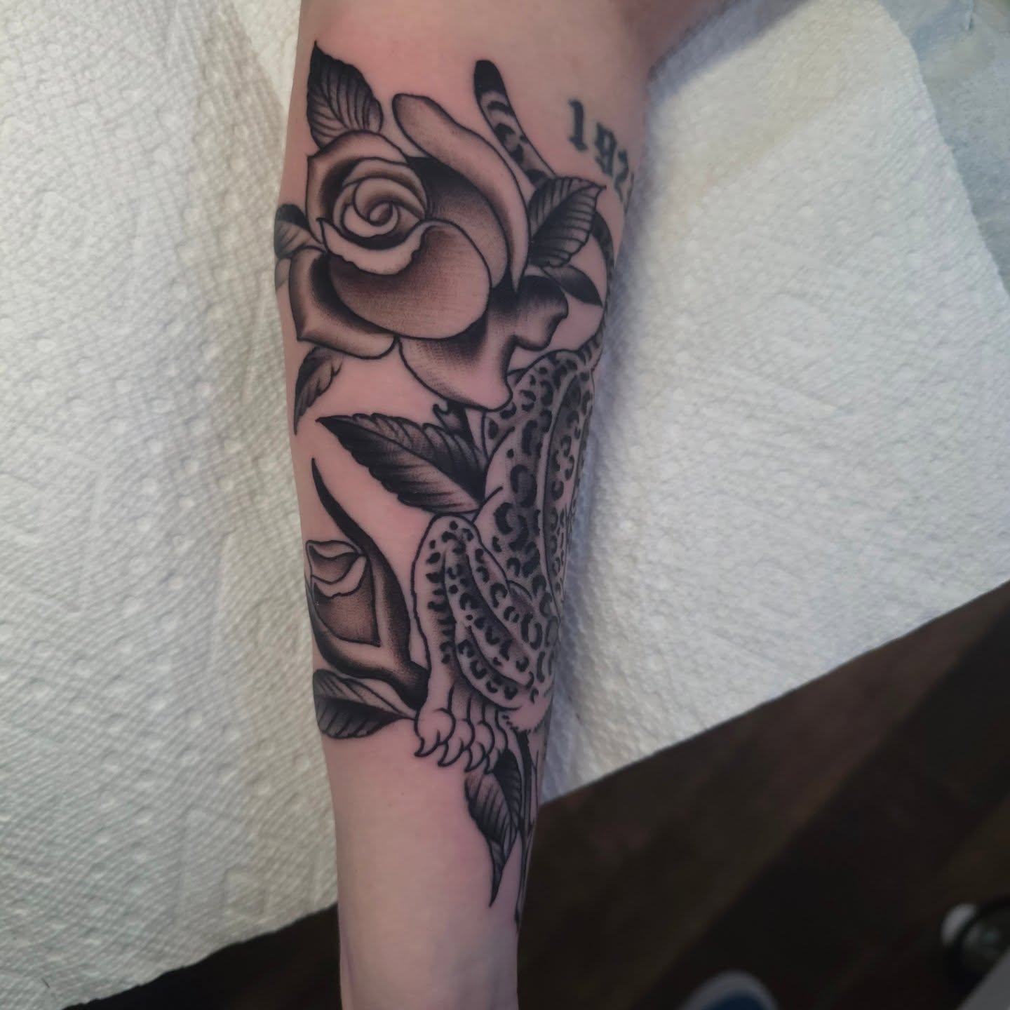 Tattoo by @jballardtattoos — american_traditional, black_and_grey
