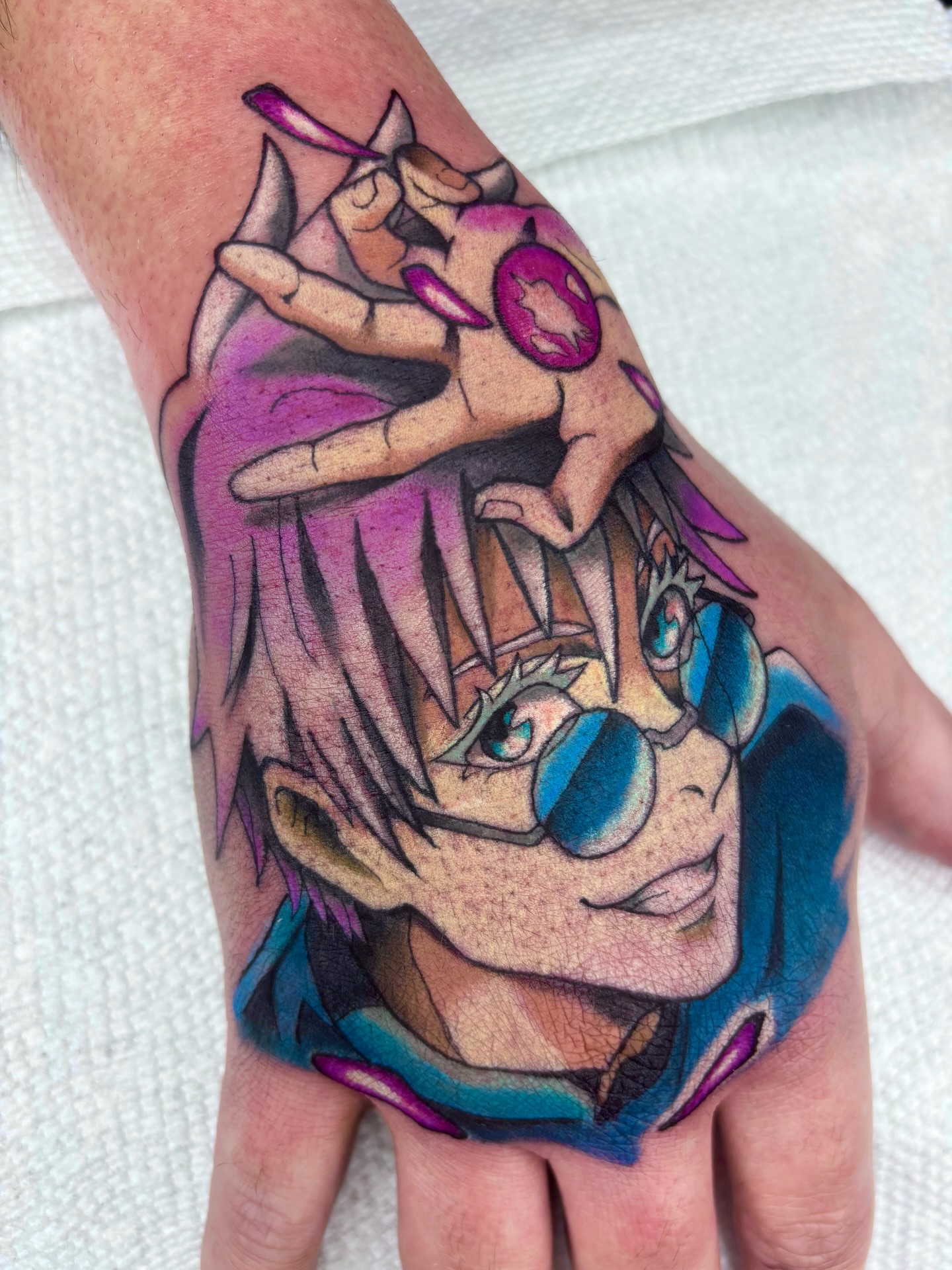 Tattoo by @valeriemourningstar — anime