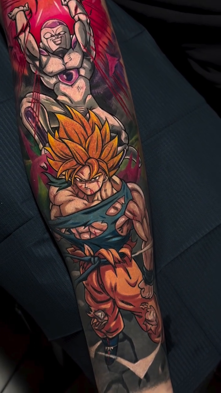 Tattoo by @luis_menesesart — anime, trash_polka