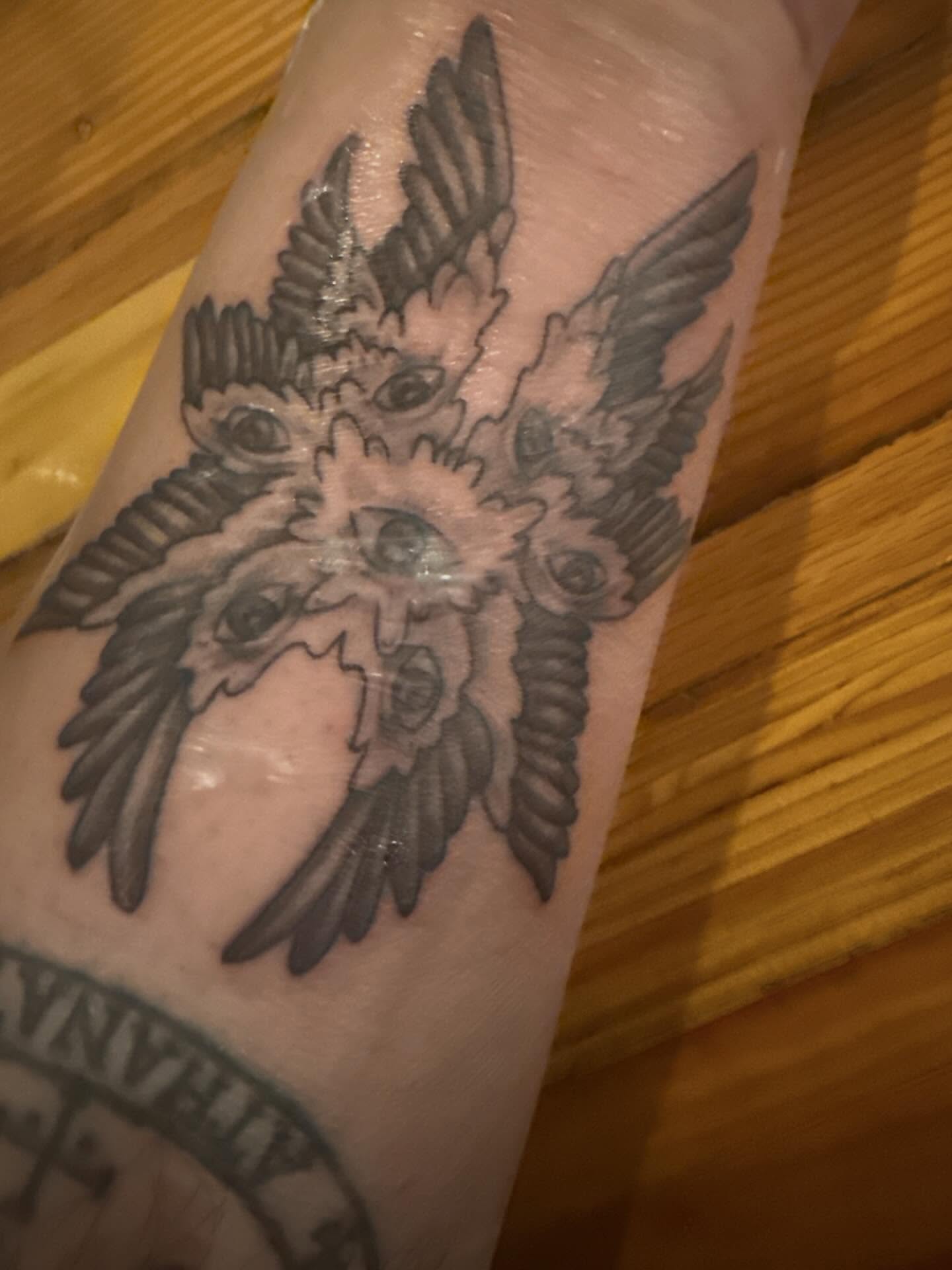 Tattoo by @triple888tattoos — black_and_grey