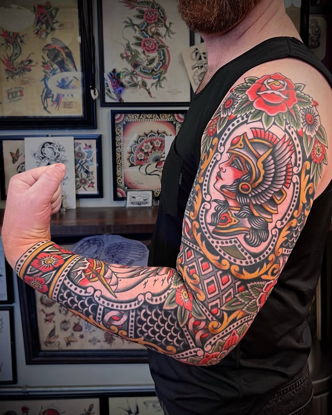 Tattoo by @brianvisser — american_traditional, neo_traditional
