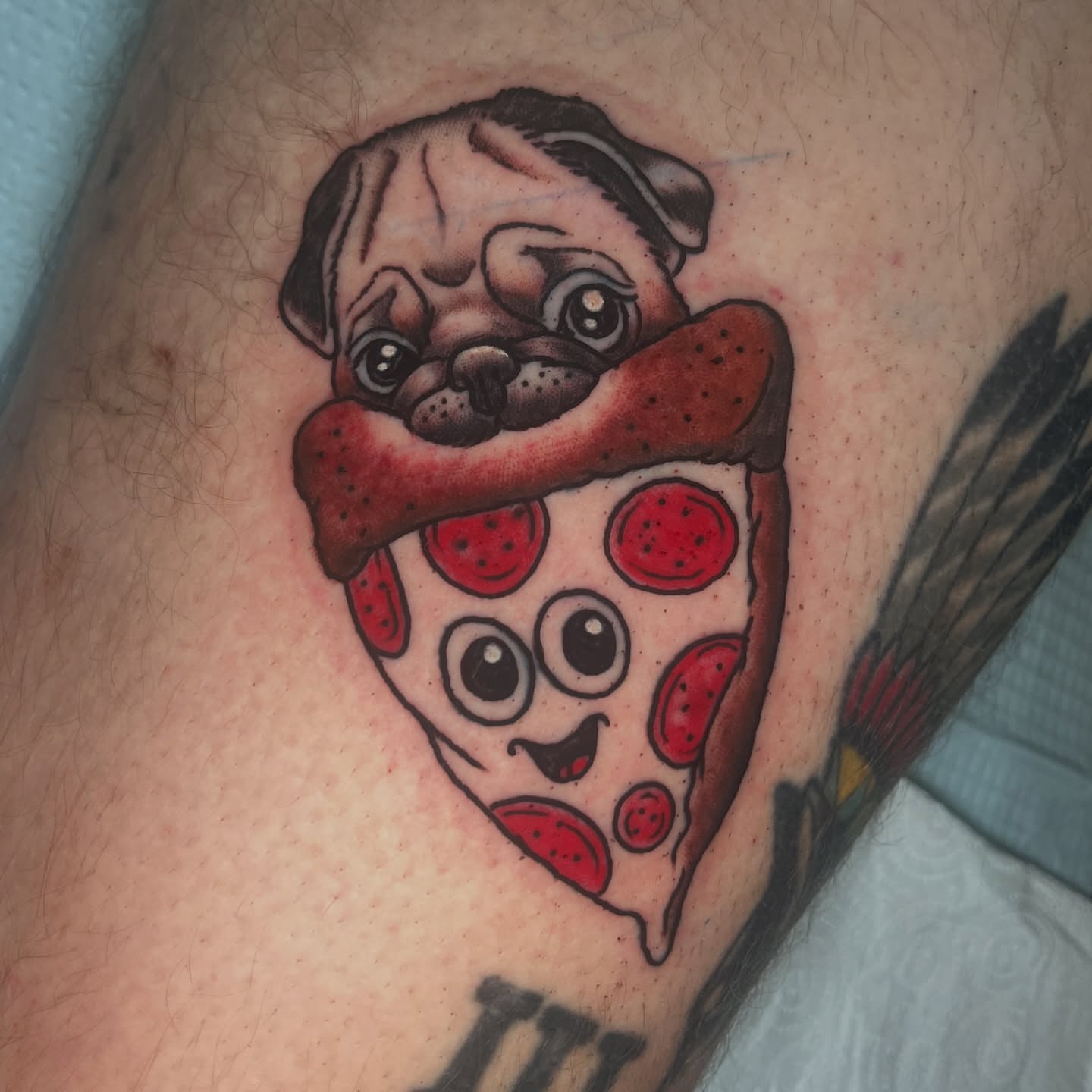 Tattoo by @bbcrla — realism, dotwork
