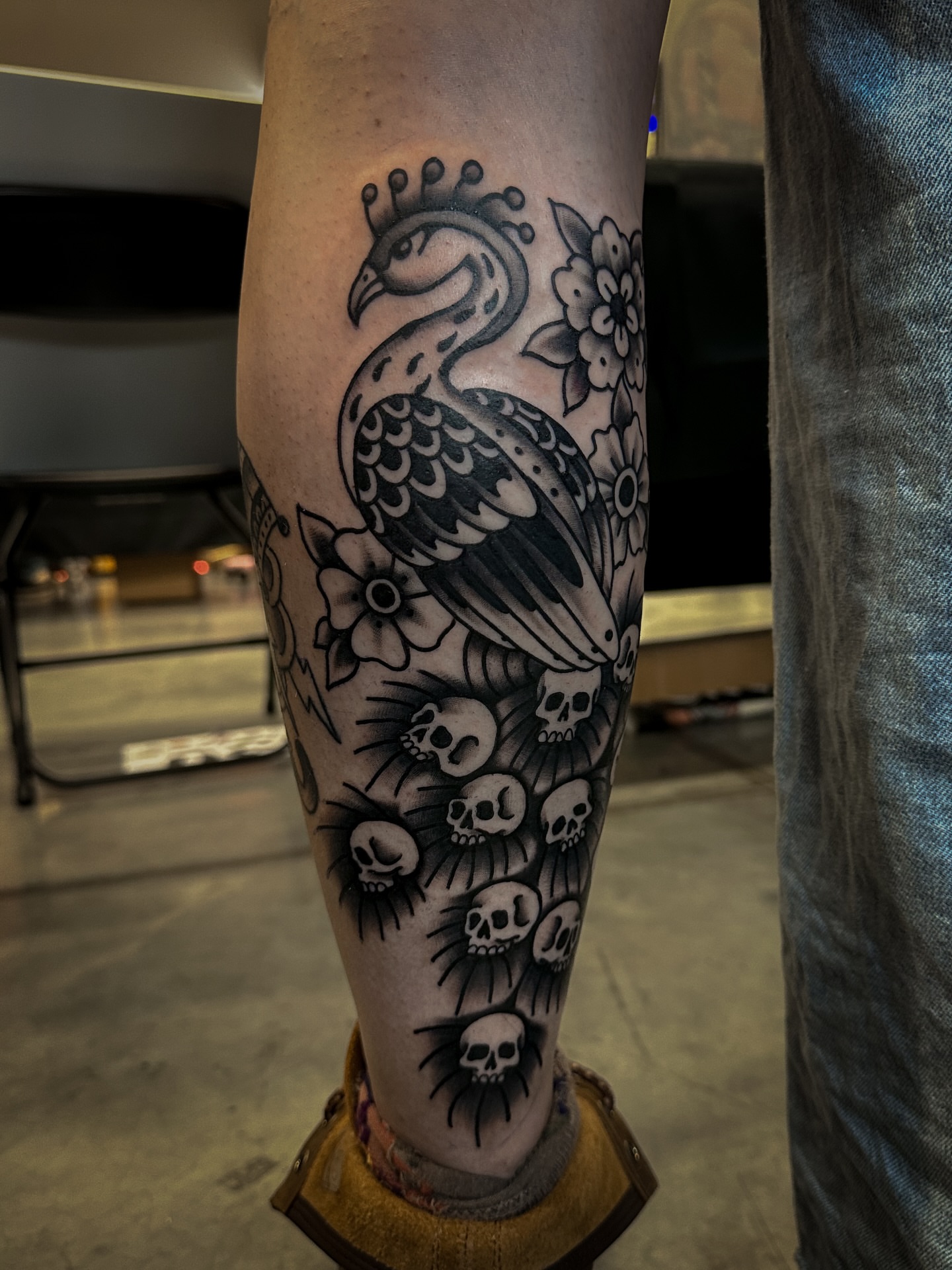 Tattoo by @rachtats โ american_traditional, black_and_grey