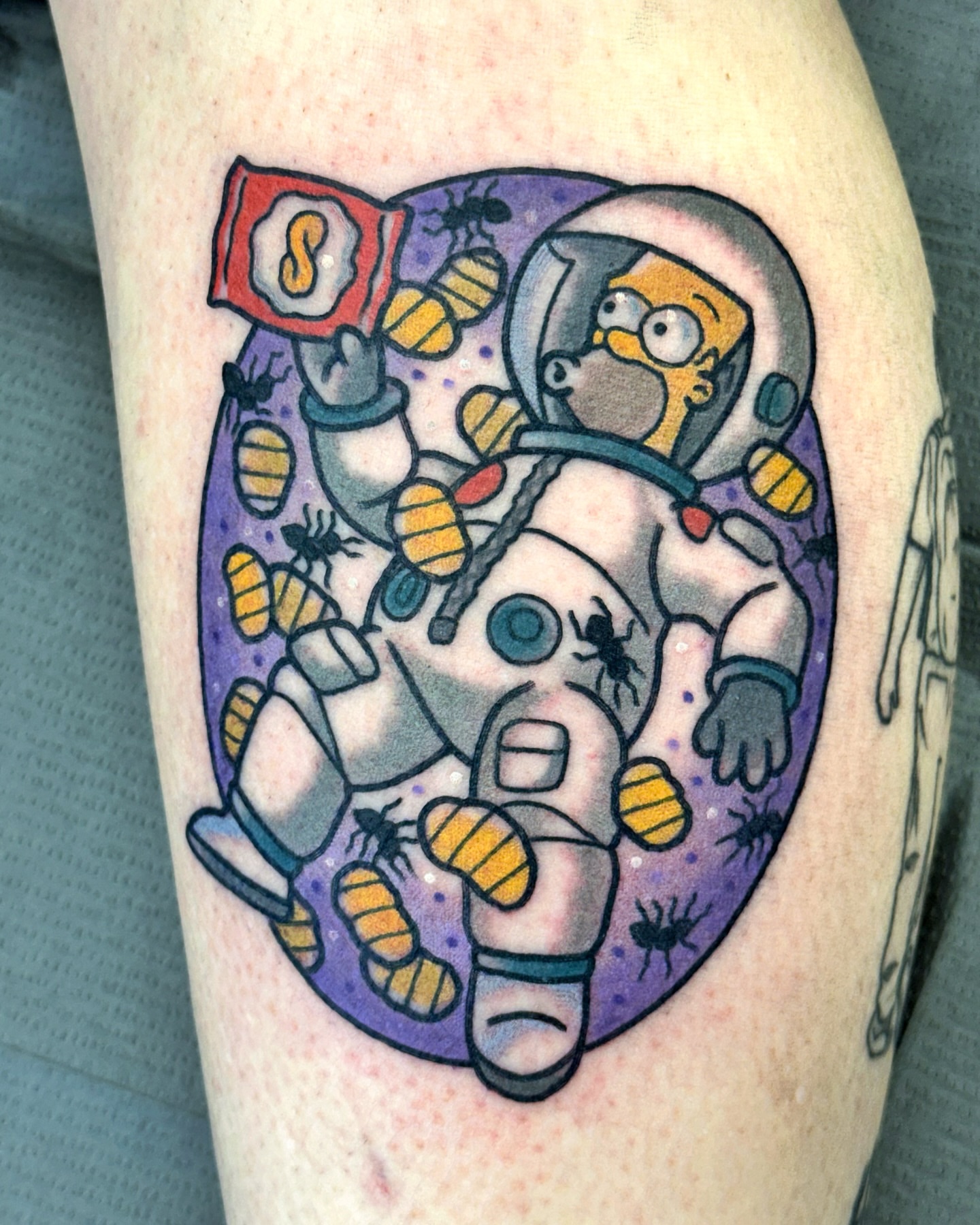 Tattoo by @verylame — new_school, illustrative
