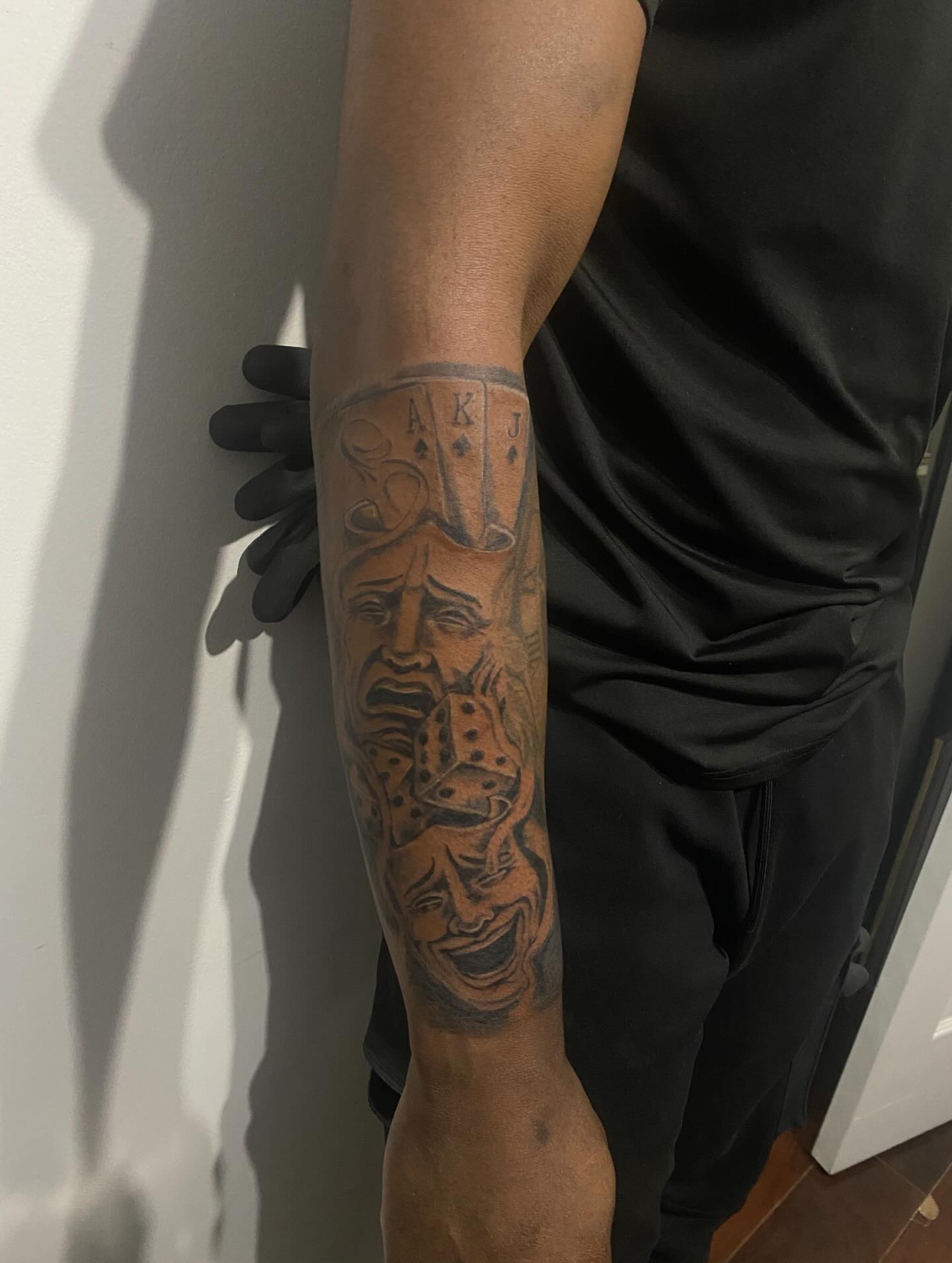 Tattoo by @dfineink — black_and_grey