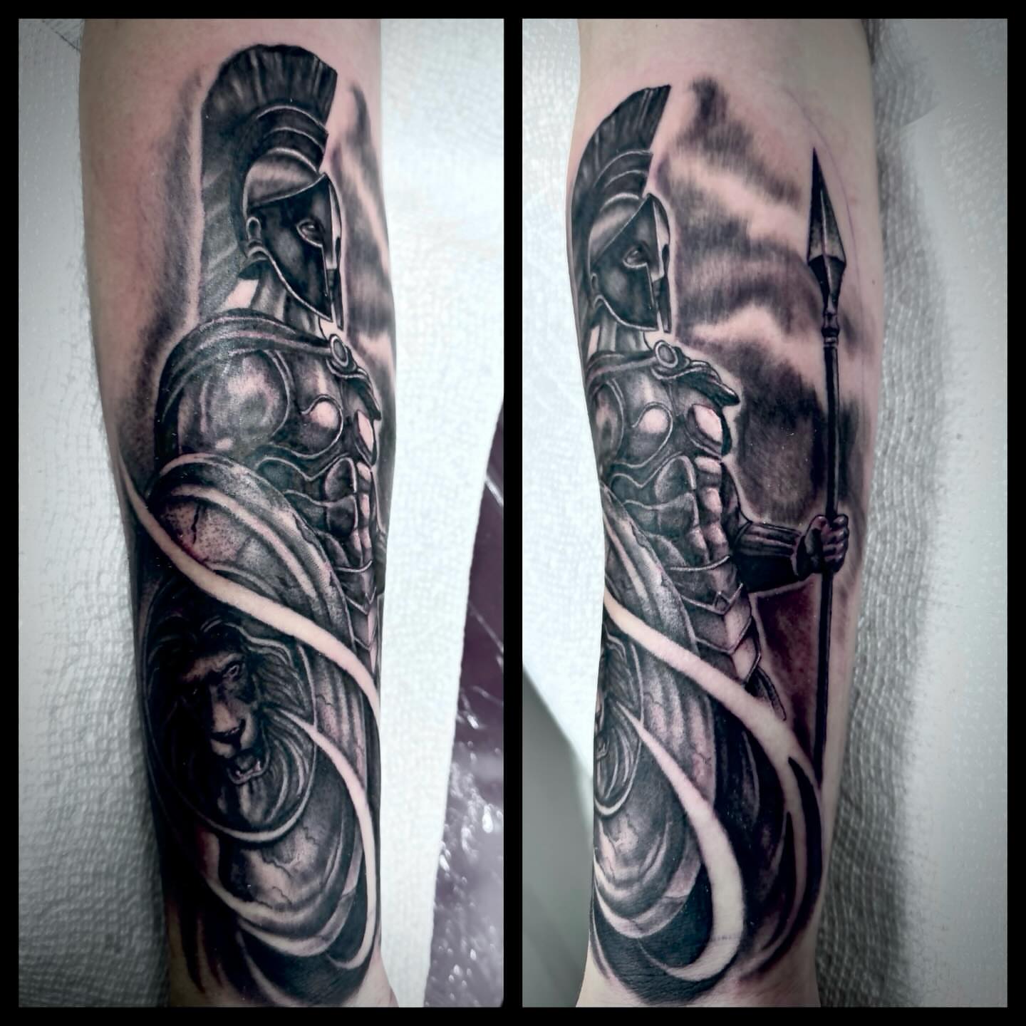 Tattoo by @jherrontattoo — black_and_grey, realism