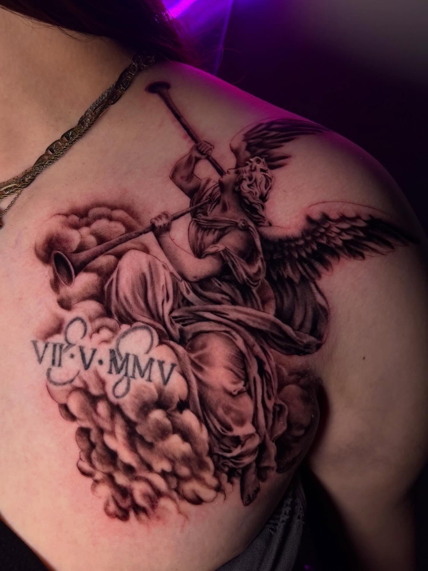 Tattoo by @blessedbyfrancisco_ — realism, black_and_grey