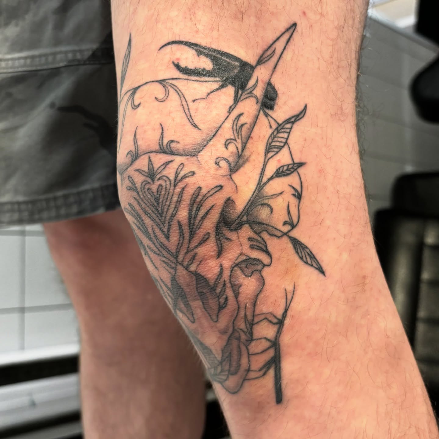 Tattoo by @daynatattoos — black_and_grey