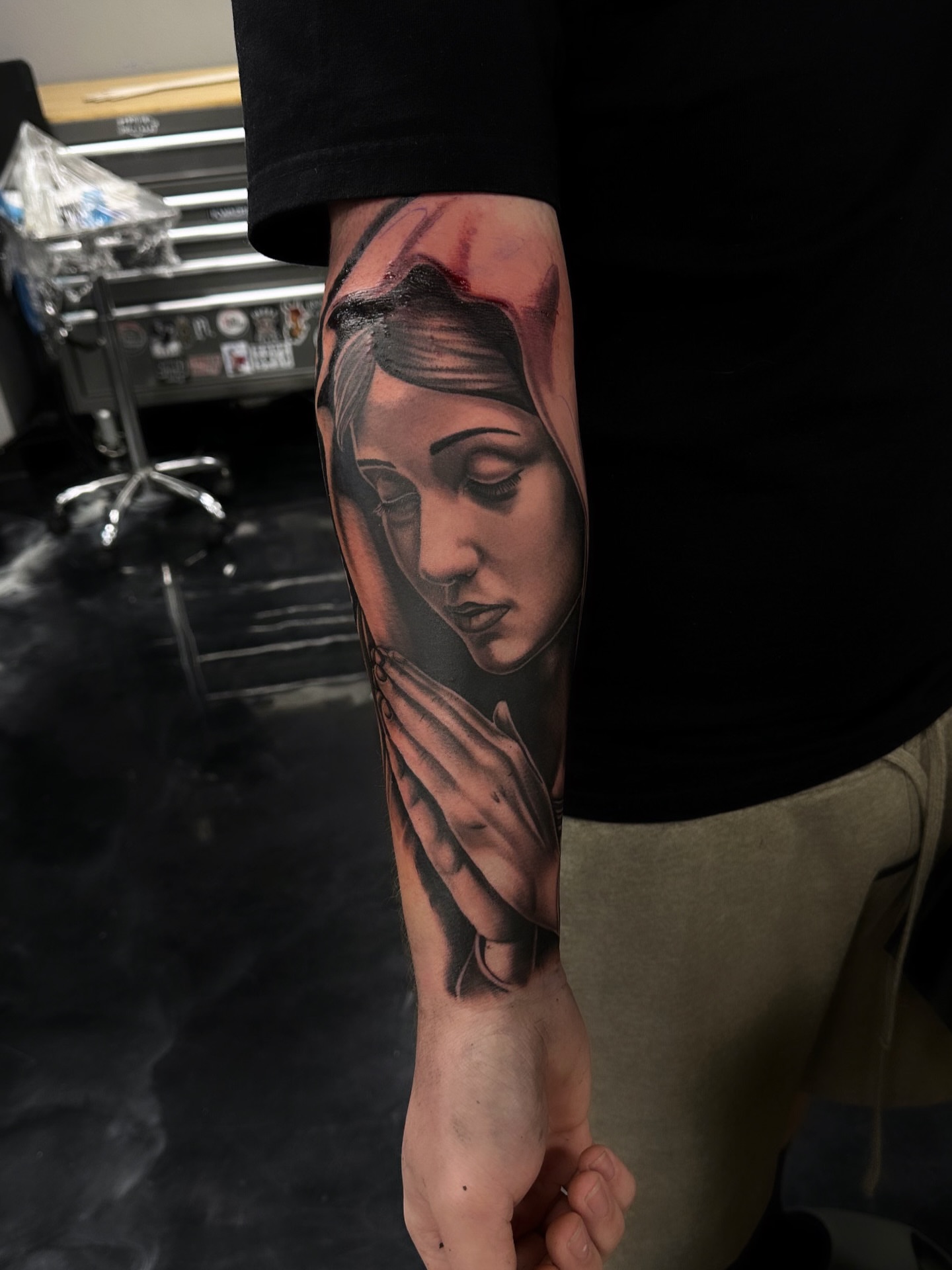 Tattoo by @_slickvic_ — realism, black_and_grey