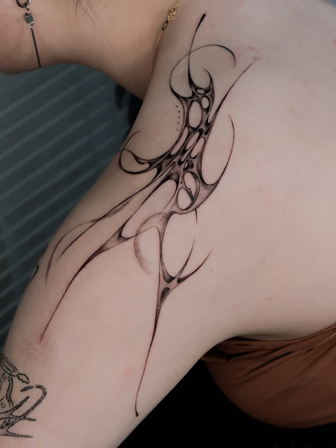 Tattoo by @maimaitatt — fine_line, black_and_grey