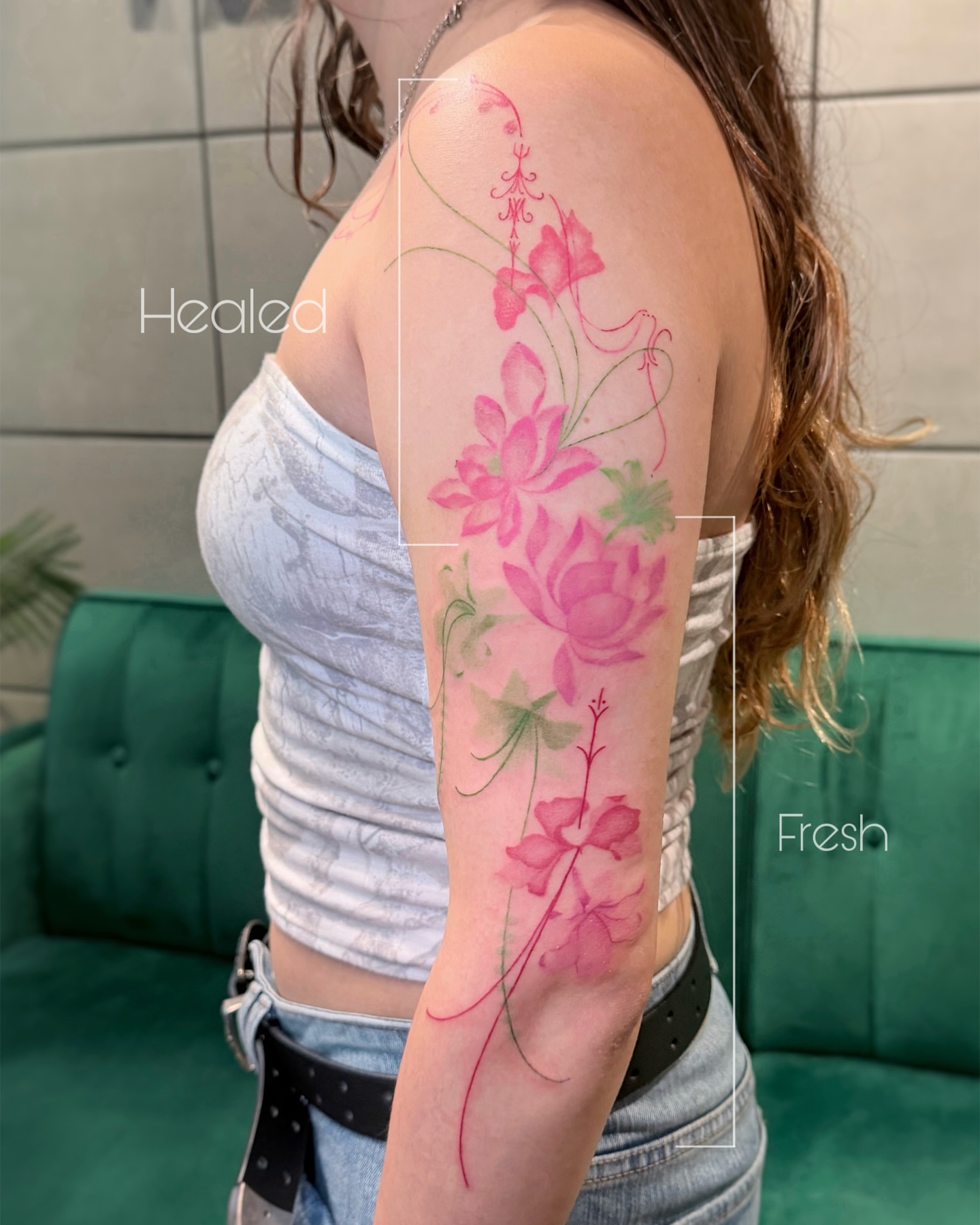 Tattoo by @inkw.han — watercolor