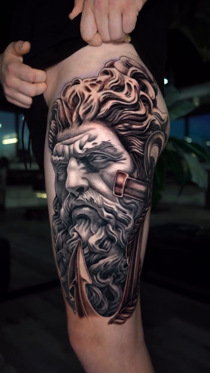 Tattoo by @rafa_inks — realism, black_and_grey